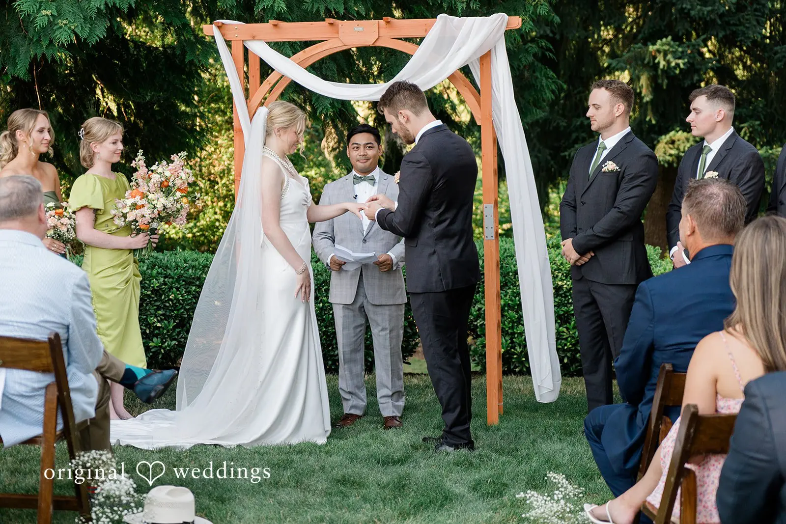 Madeleine + Jason Washington Backyard Wedding // Madeleine & Jason -