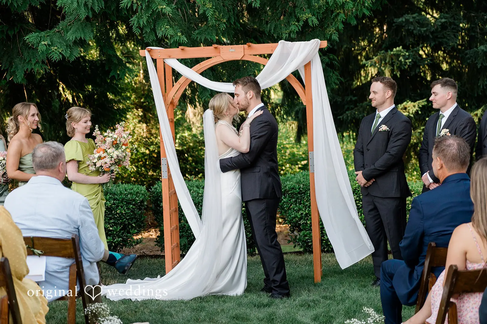 Madeleine + Jason Washington Backyard Wedding // Madeleine & Jason -