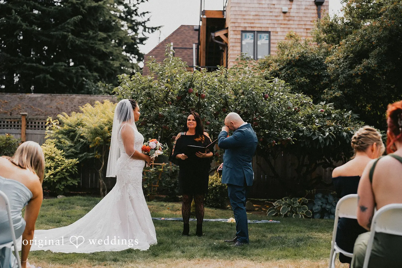Kiara + Paul Washington Backyard Wedding // Kiara & Paul -