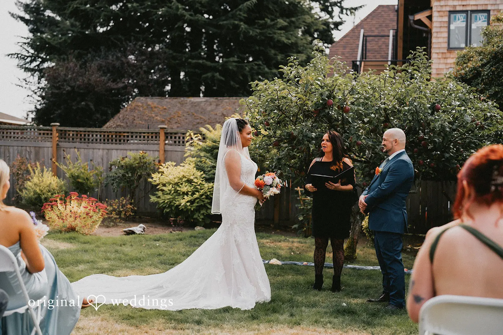 Kiara + Paul Washington Backyard Wedding // Kiara & Paul -
