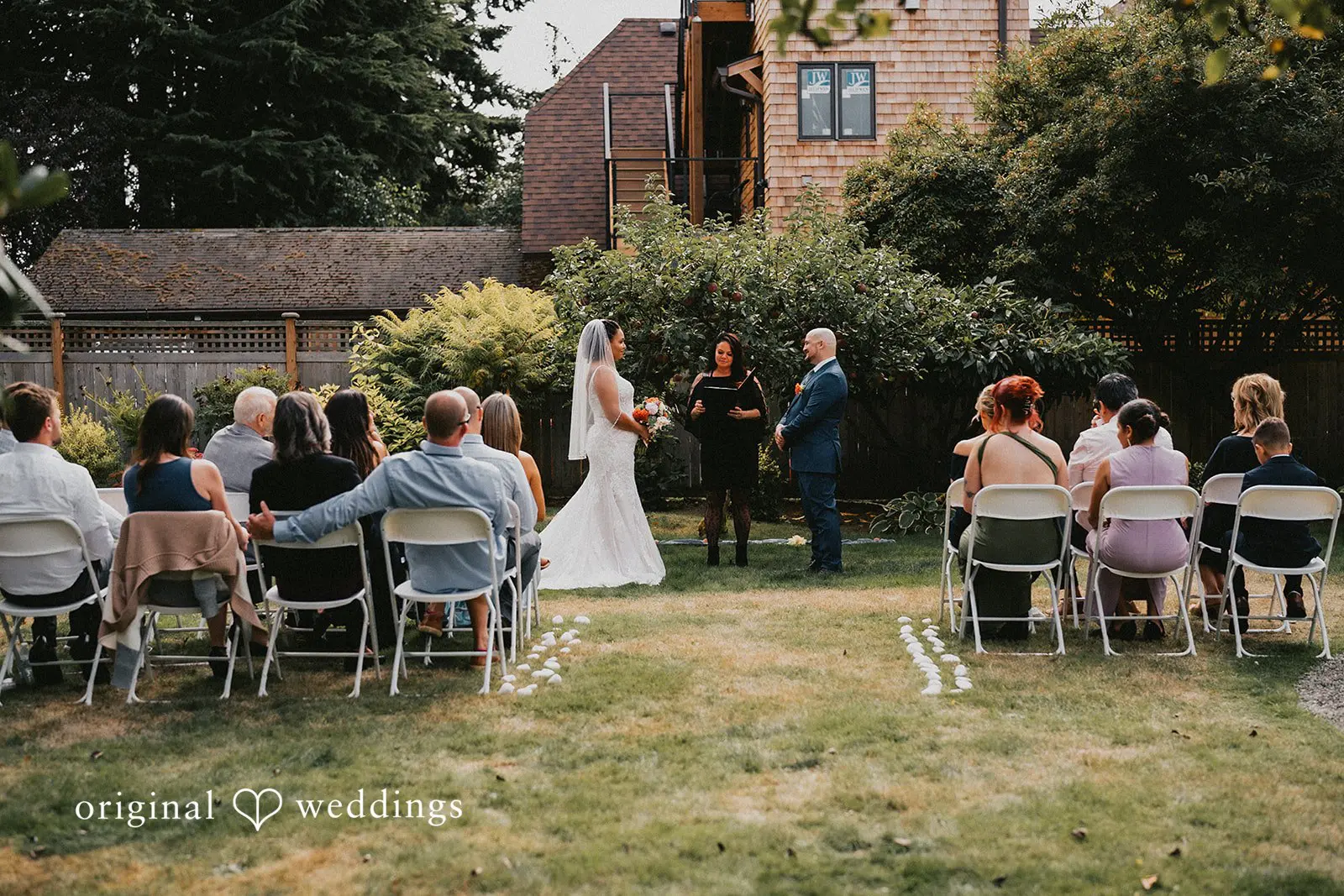 Kiara + Paul Washington Backyard Wedding // Kiara & Paul -