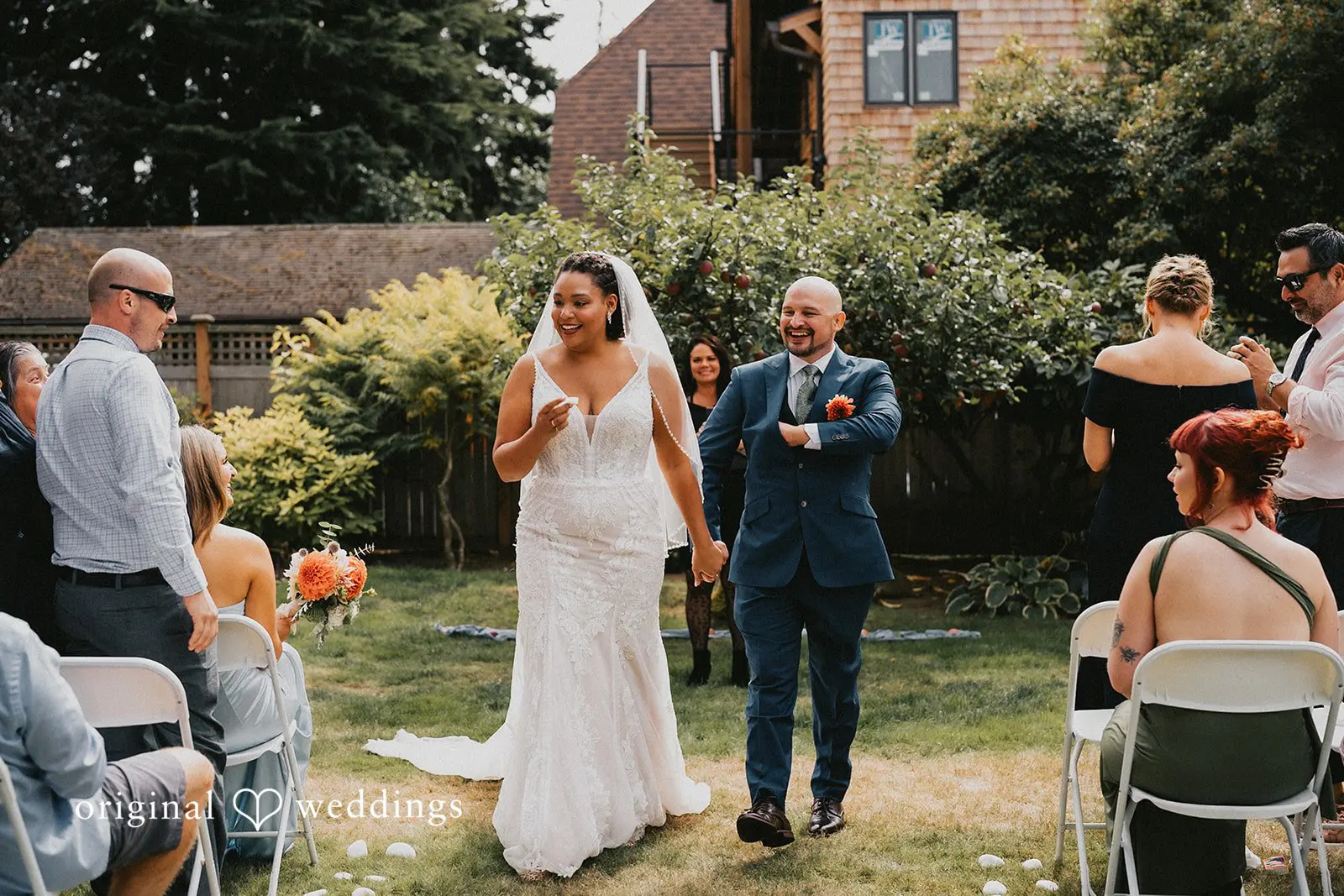 Kiara + Paul Washington Backyard Wedding // Kiara & Paul -