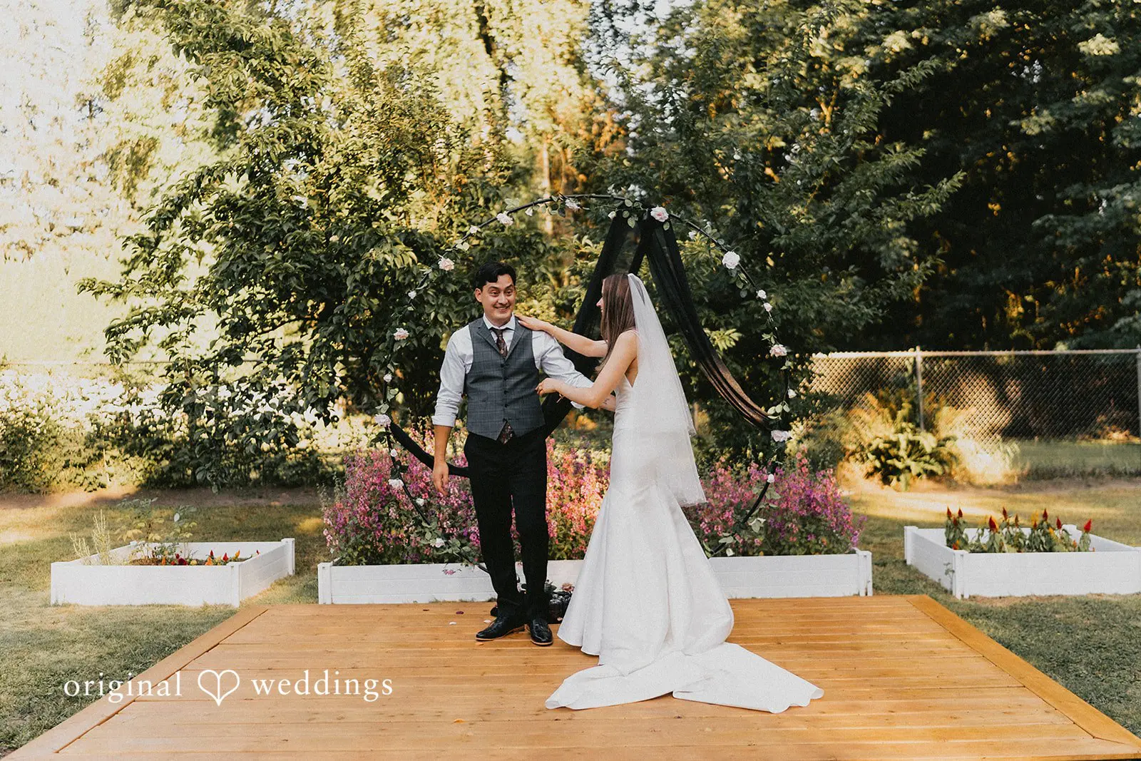 Melanie + Darian Washington Backyard Wedding // Melanie & Darian -