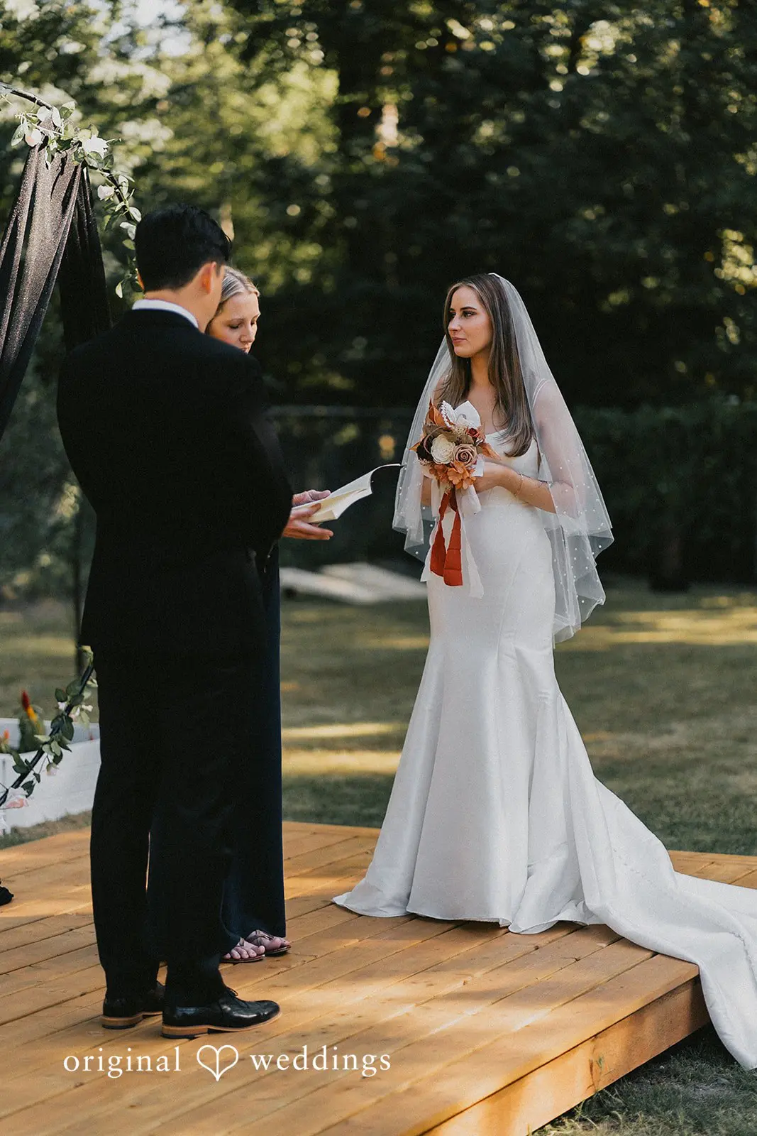 Melanie + Darian Washington Backyard Wedding // Melanie & Darian -