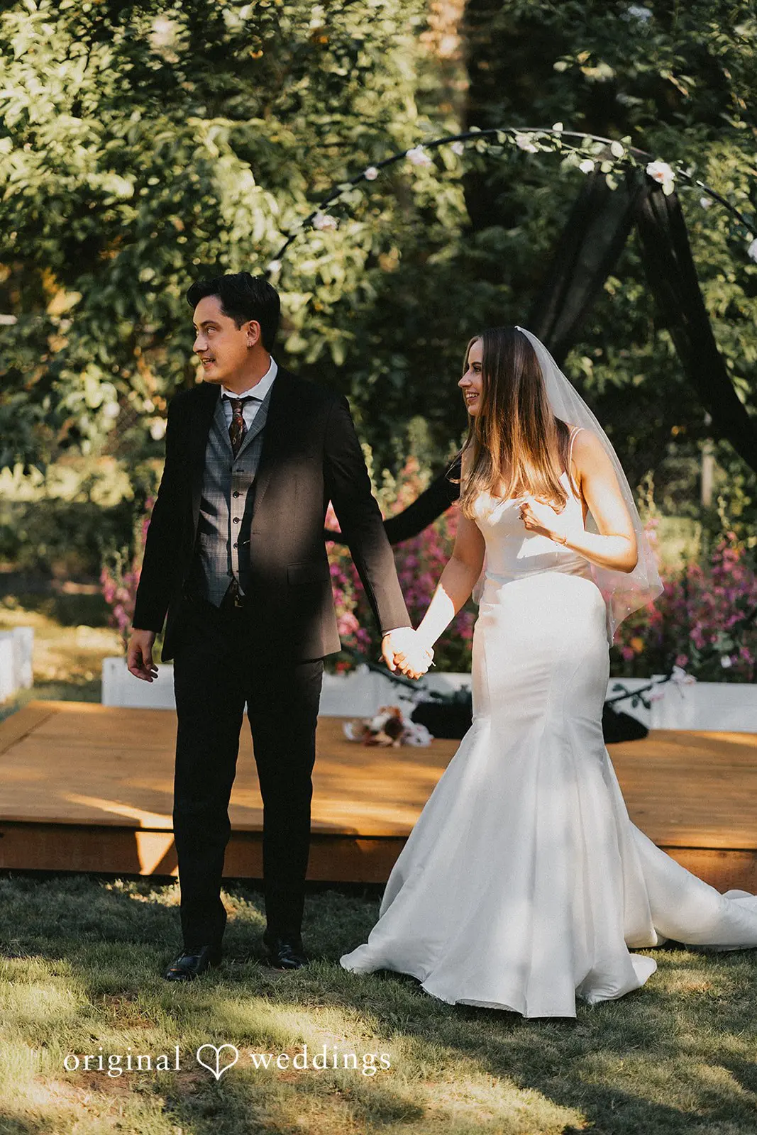 Melanie + Darian Washington Backyard Wedding // Melanie & Darian -