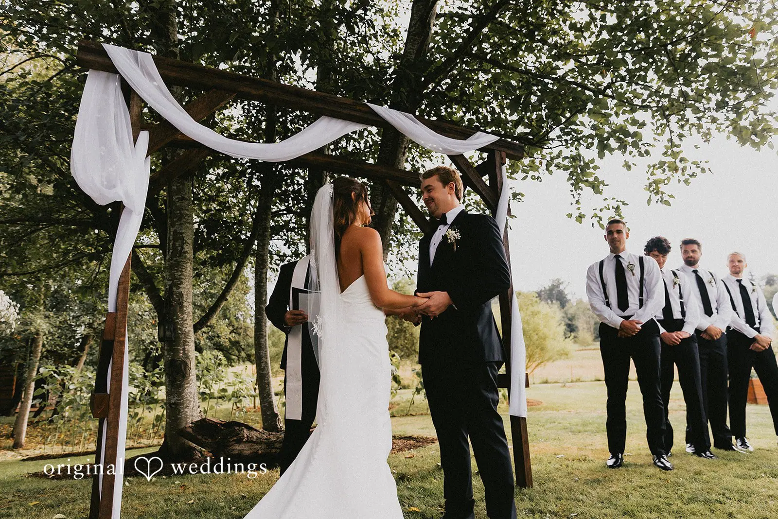 Olivia + Reid Washington Backyard Wedding // Olivia & Reid -
