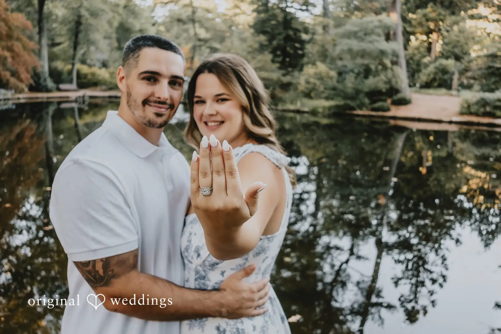 Sarah + Christopher Wickham Park Engagement // Sarah & Christopher -