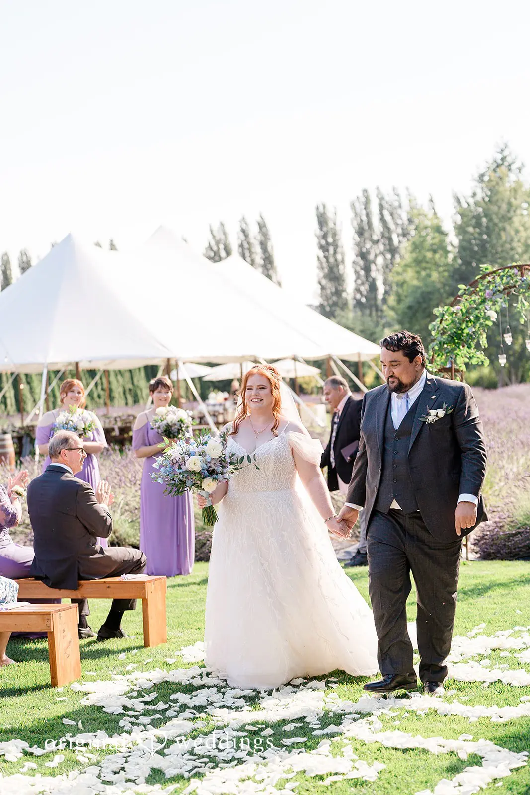 Brianna + Wylie Woodinville Lavender Farm Wedding // Brianna & Wylie -