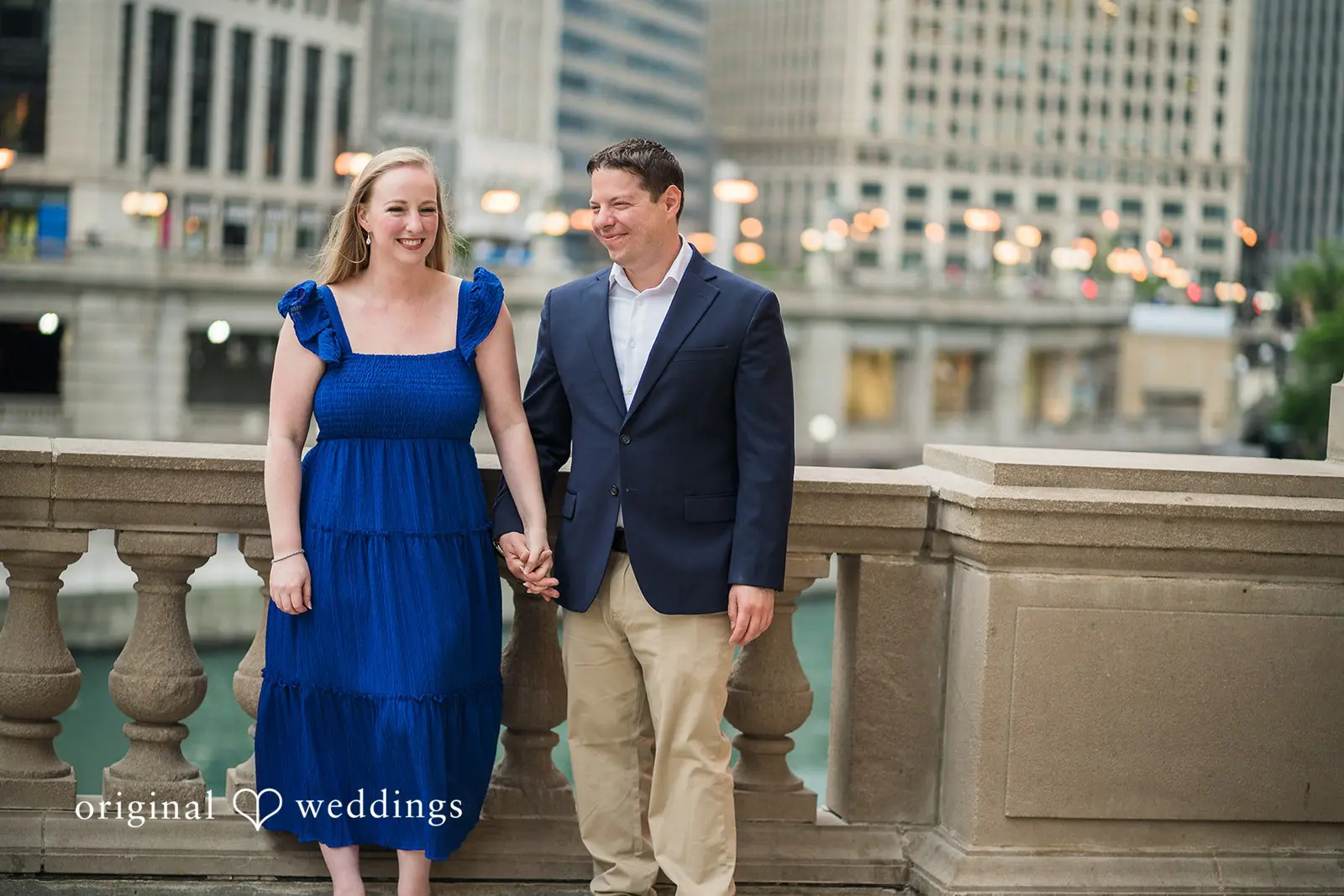 Wrigley Building Engagement // Raymond & Katherine -