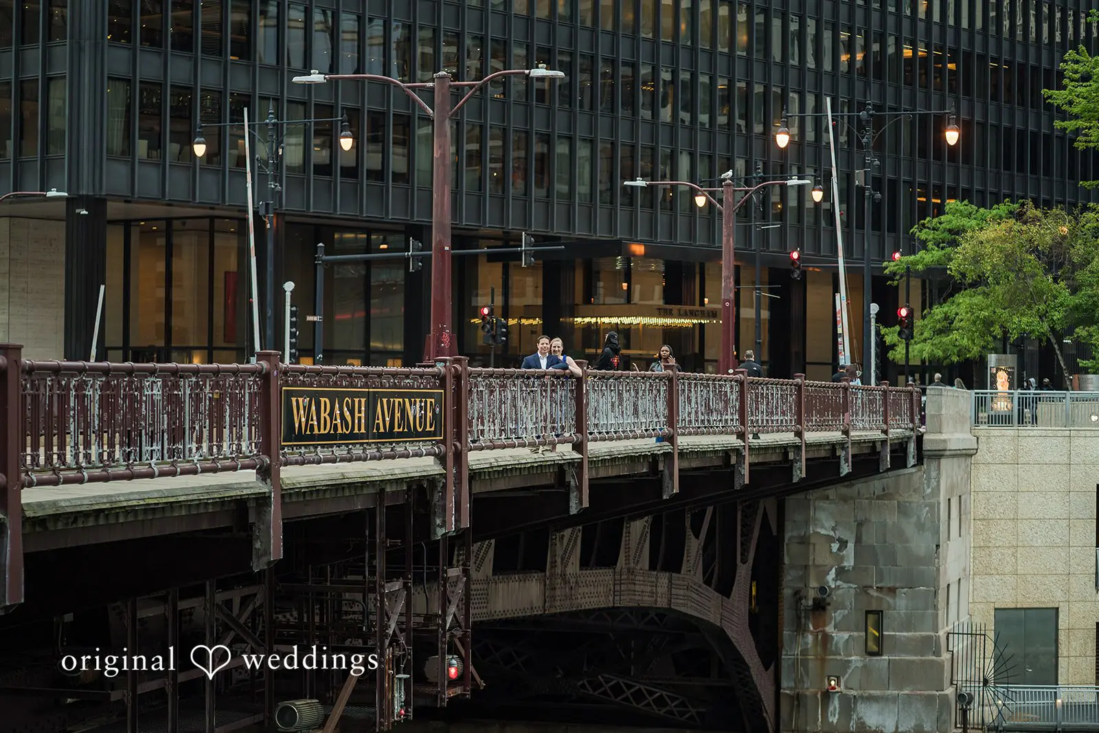 Wrigley Building Engagement // Raymond & Katherine -