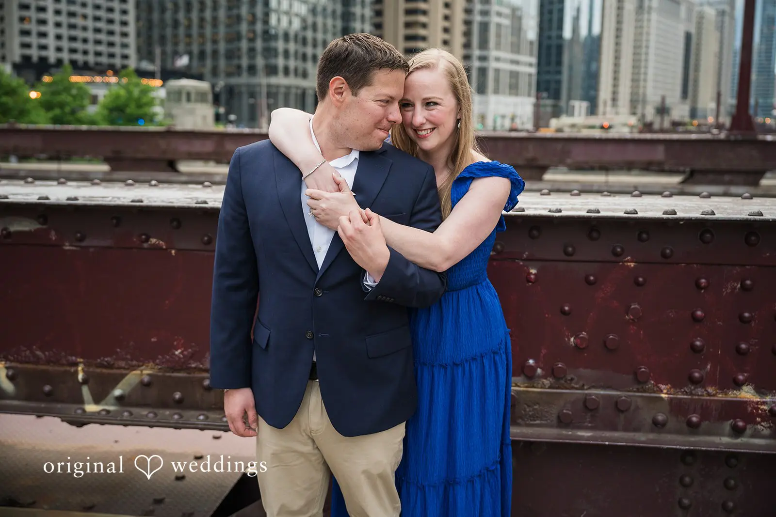 Wrigley Building Engagement // Raymond & Katherine -