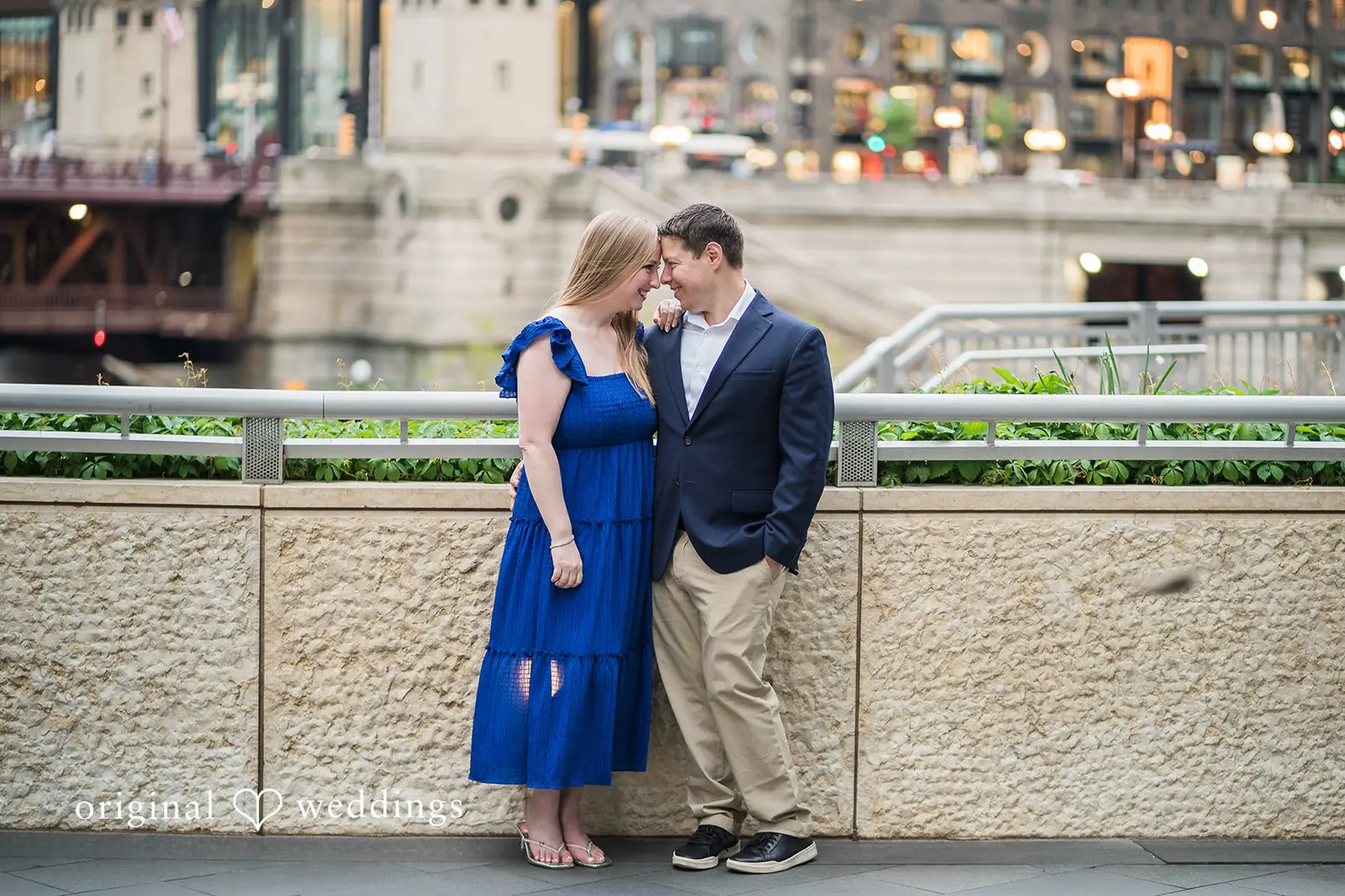 Wrigley Building Engagement // Raymond & Katherine -
