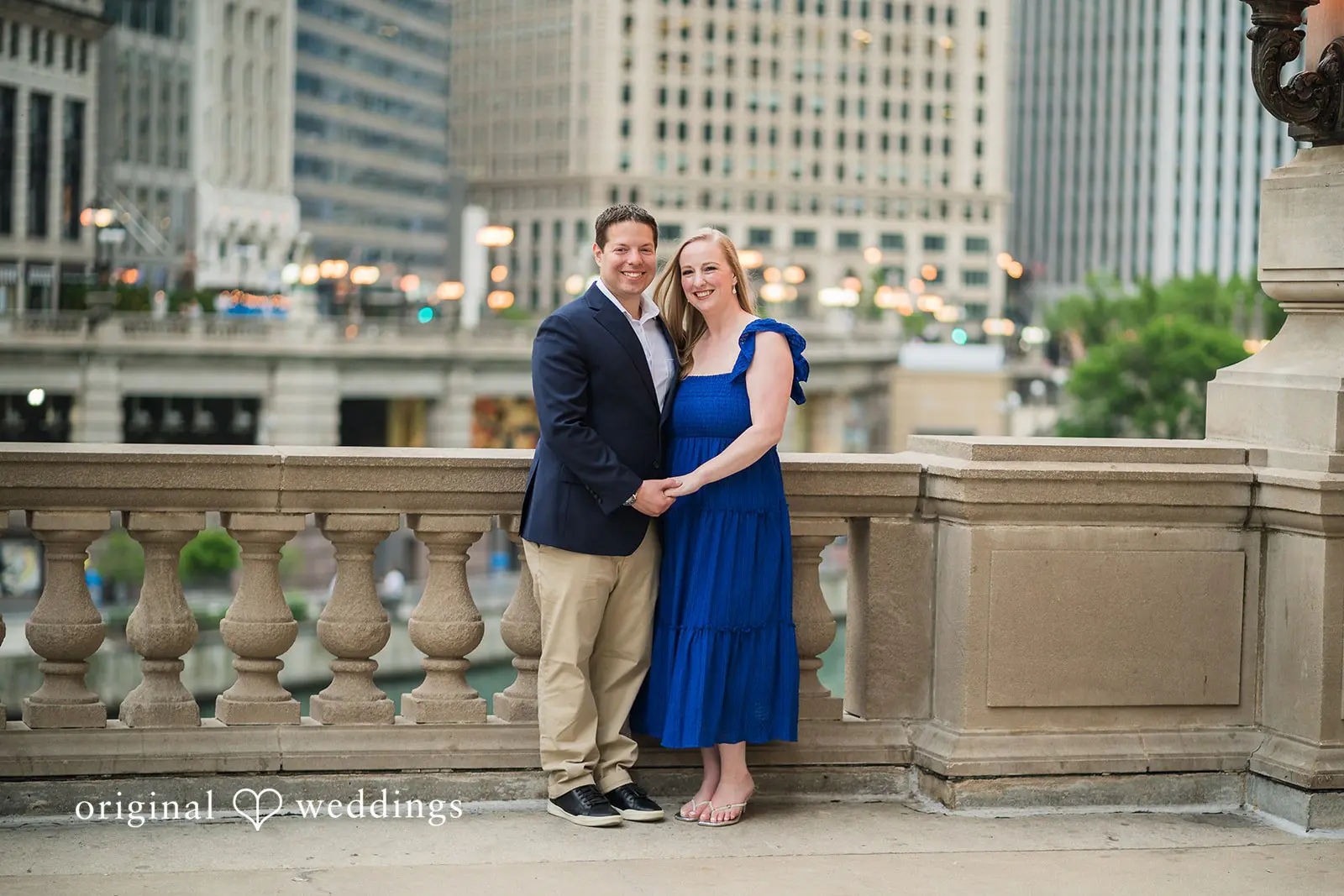 Wrigley Building Engagement // Raymond & Katherine -