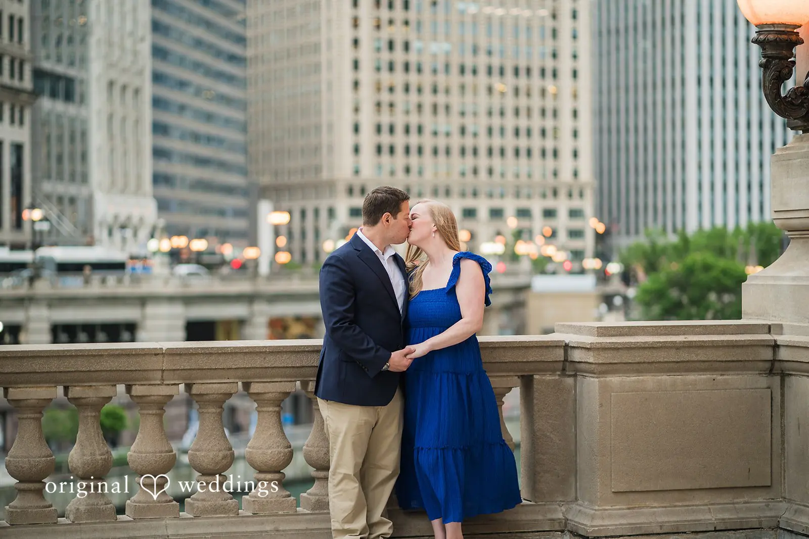 Wrigley Building Engagement // Raymond & Katherine -