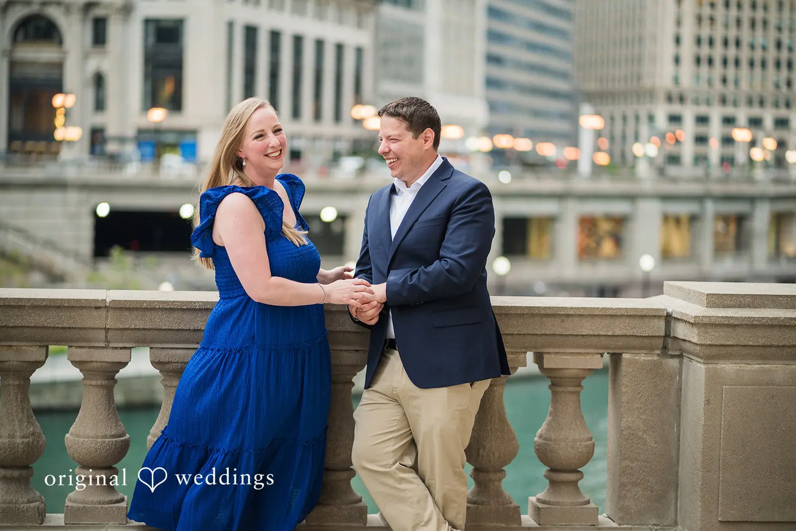 Wrigley Building Engagement // Raymond & Katherine -
