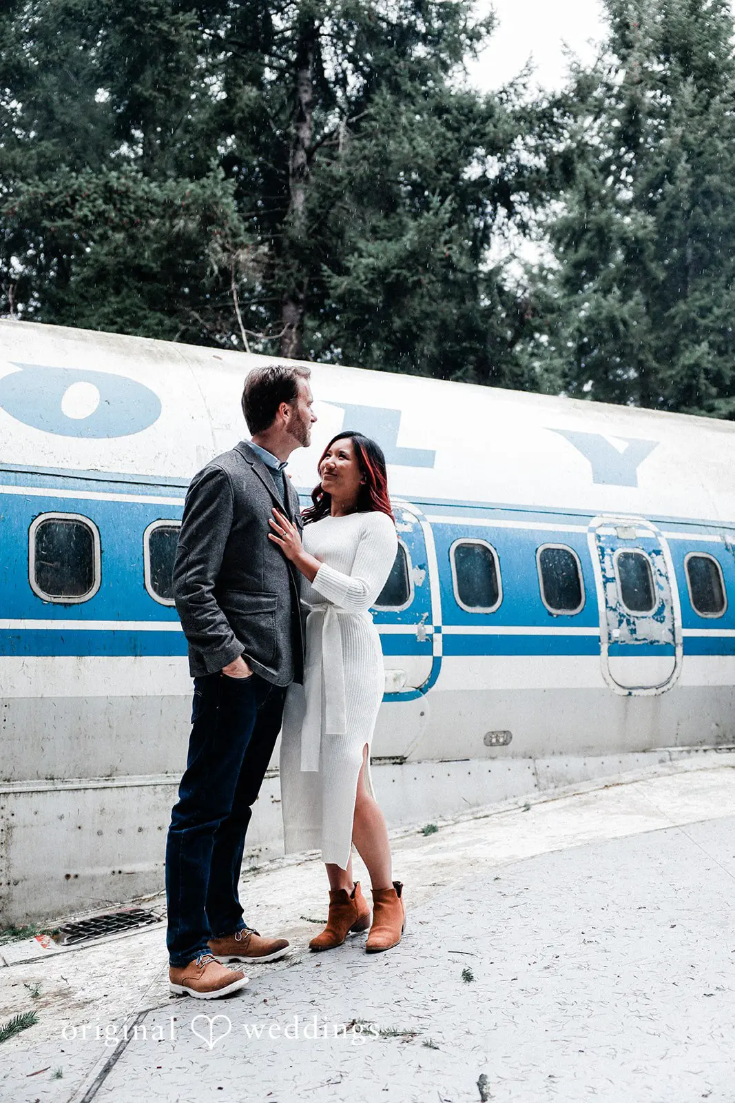 Vy + Aaron Airplane Home Portland Engagement // Vy & Aaron -