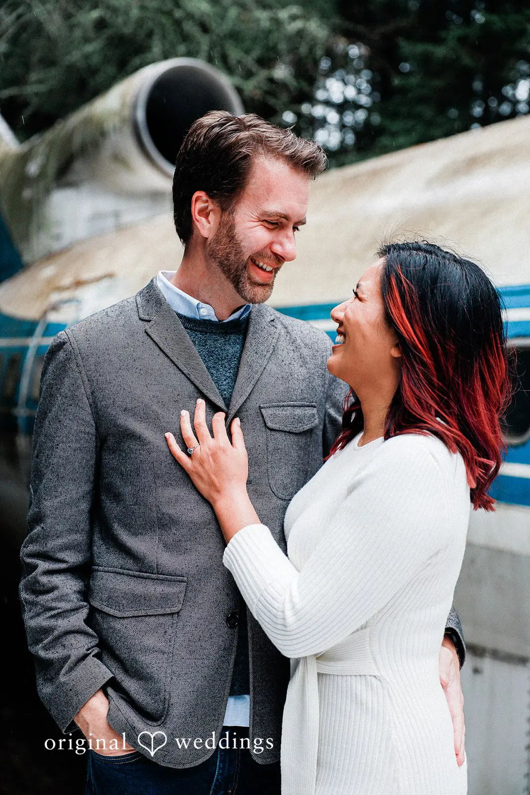 Vy + Aaron Airplane Home Portland Engagement // Vy & Aaron -