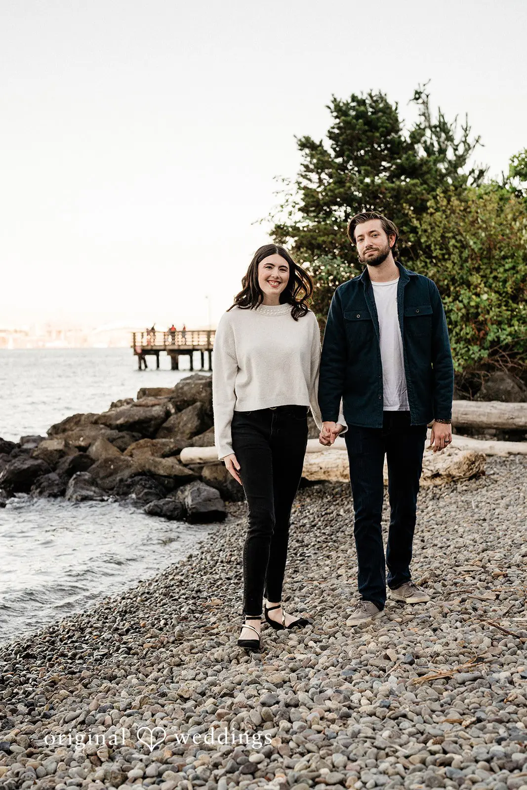 Gillian + Joshua Alki Beach Engagement // Gillian & Joshua -