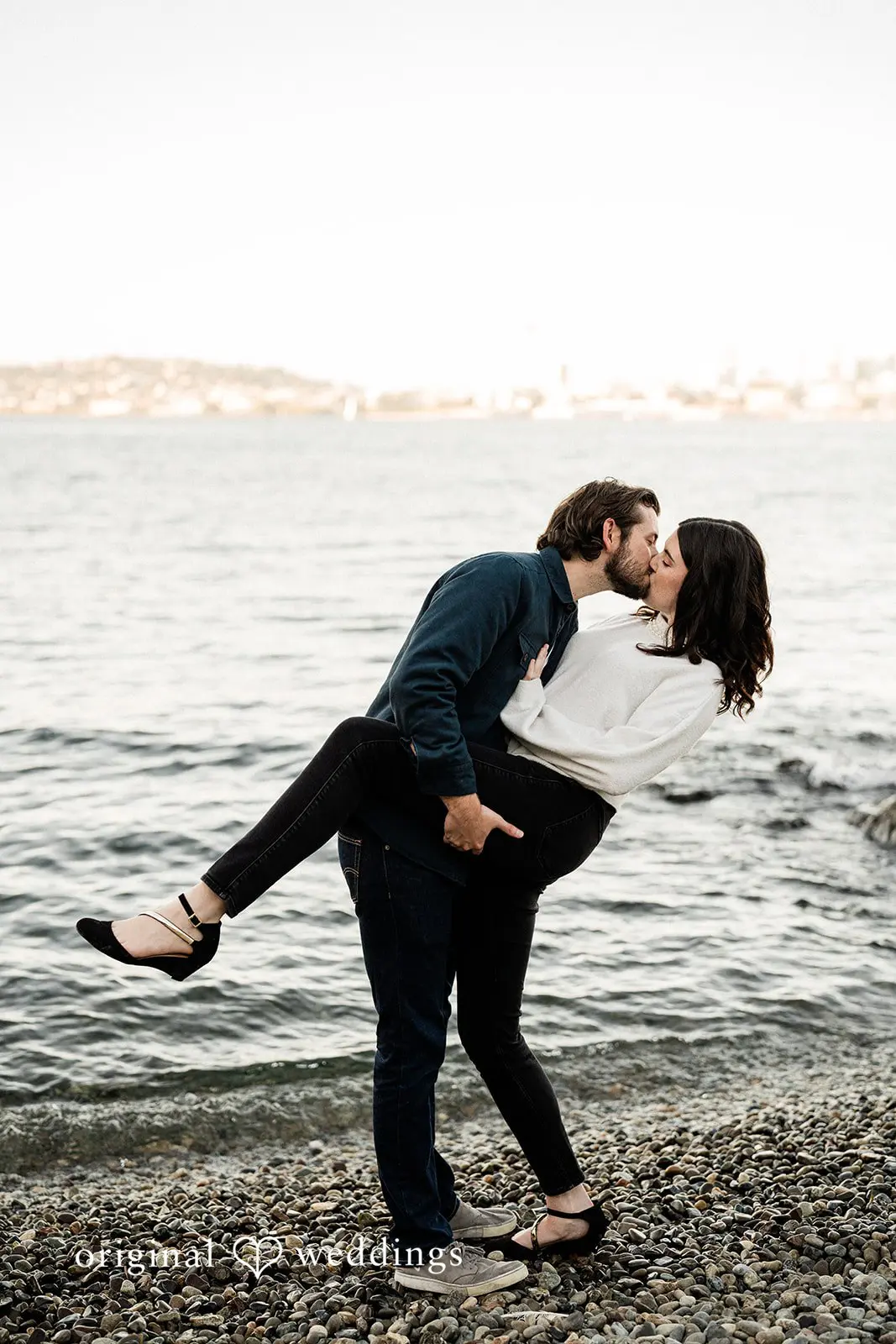 Gillian + Joshua Alki Beach Engagement // Gillian & Joshua -