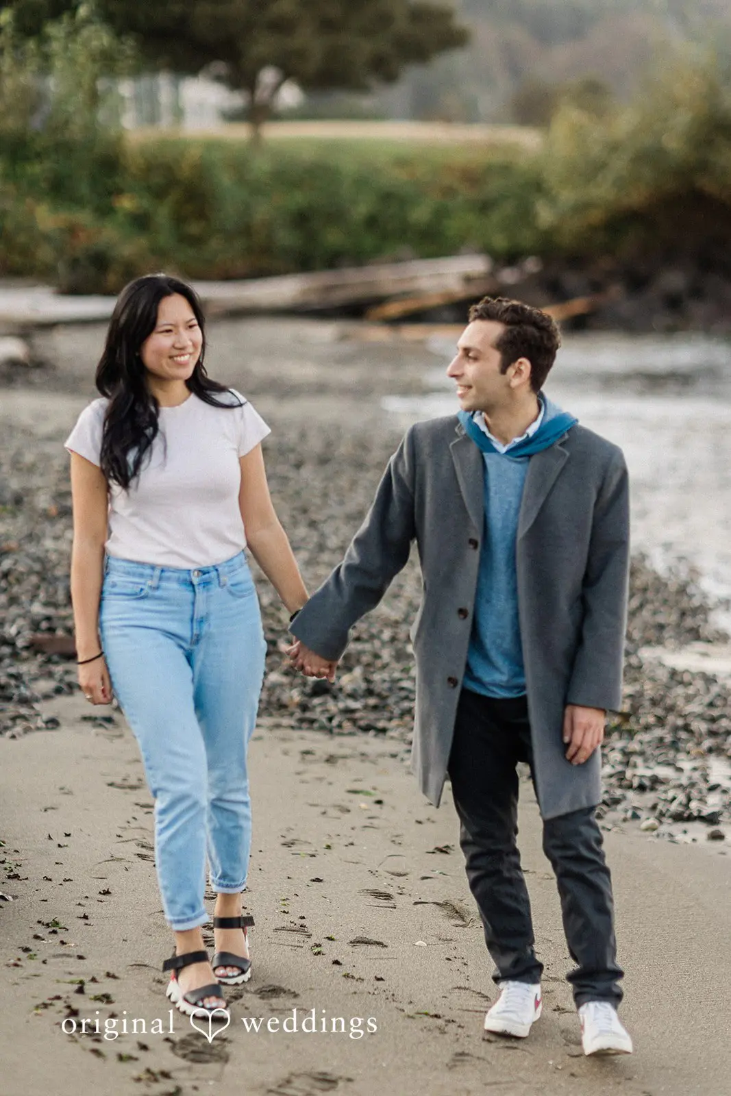 Marisa + Babak Alki Beach Engagement // Marisa & Babak -