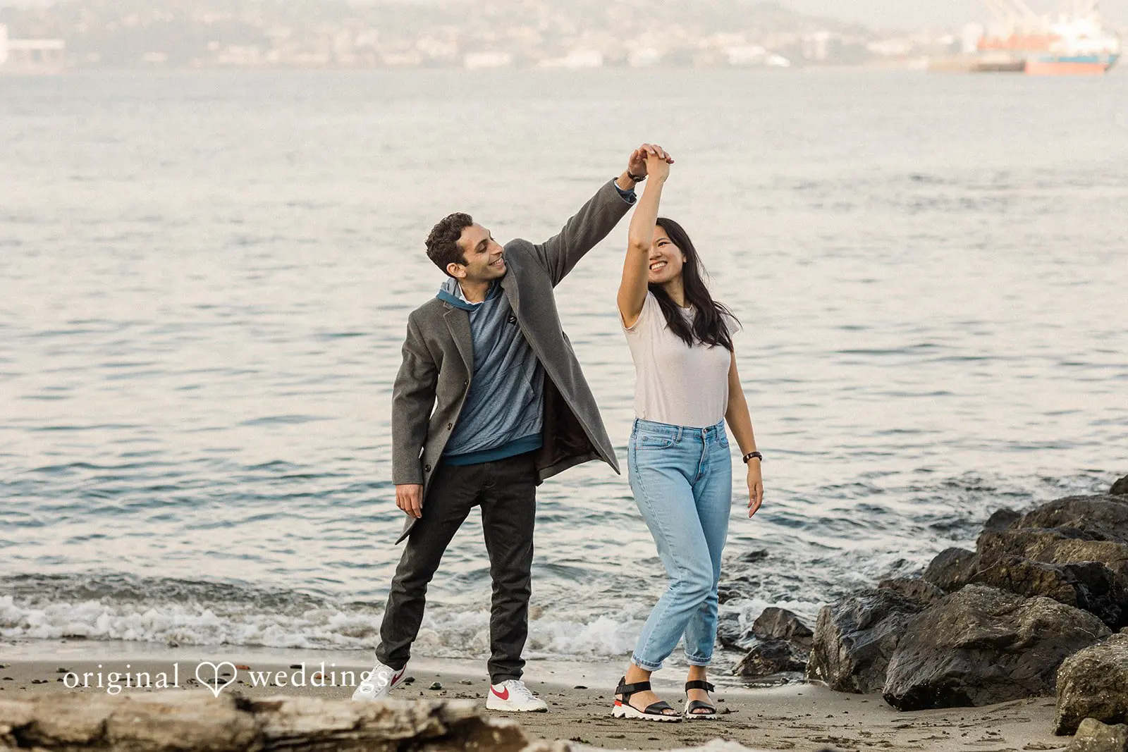 Marisa + Babak Alki Beach Engagement // Marisa & Babak -
