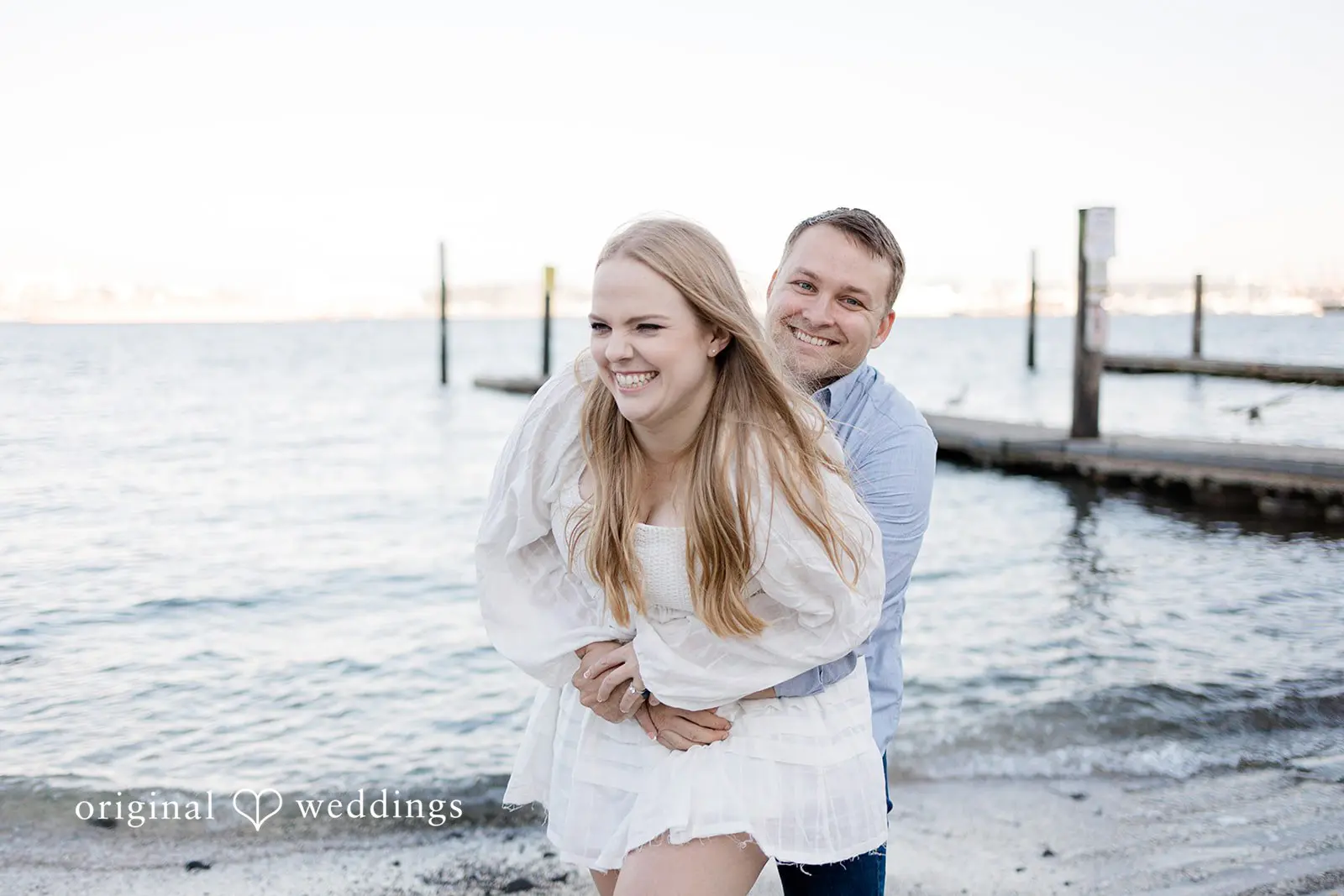 Tracey + Zachary Alki Beach Pier Engagement // Tracey & Zachary -