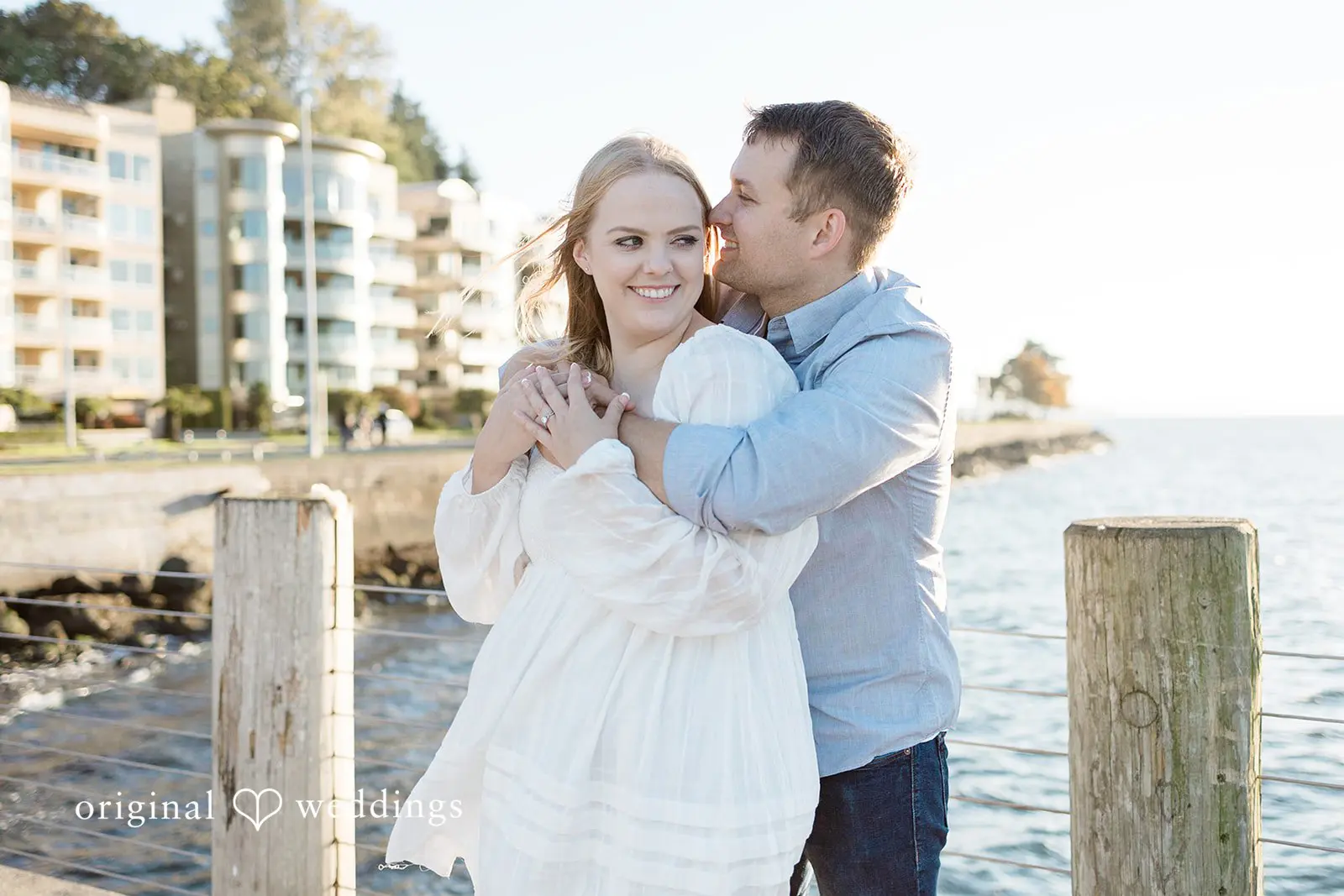 Tracey + Zachary Alki Beach Pier Engagement // Tracey & Zachary -