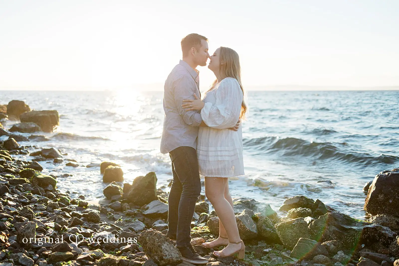 Tracey + Zachary Alki Beach Pier Engagement // Tracey & Zachary -