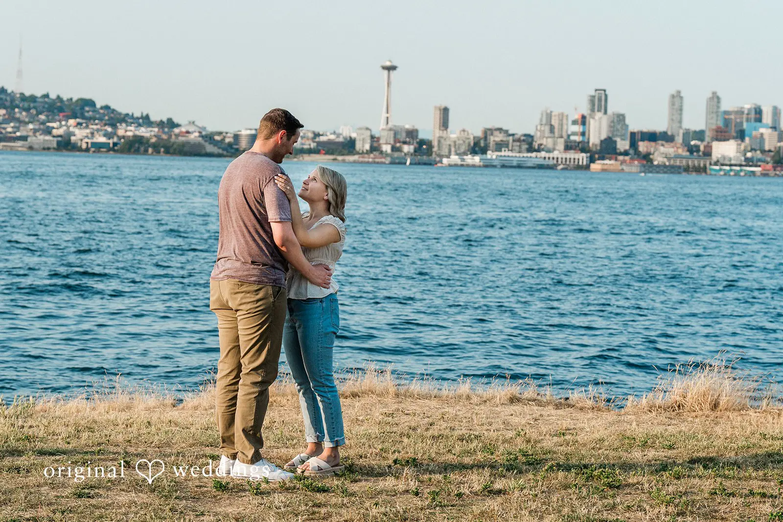 Delany + Ryan Alki Boat Launch Engagement // Delany & Ryan -