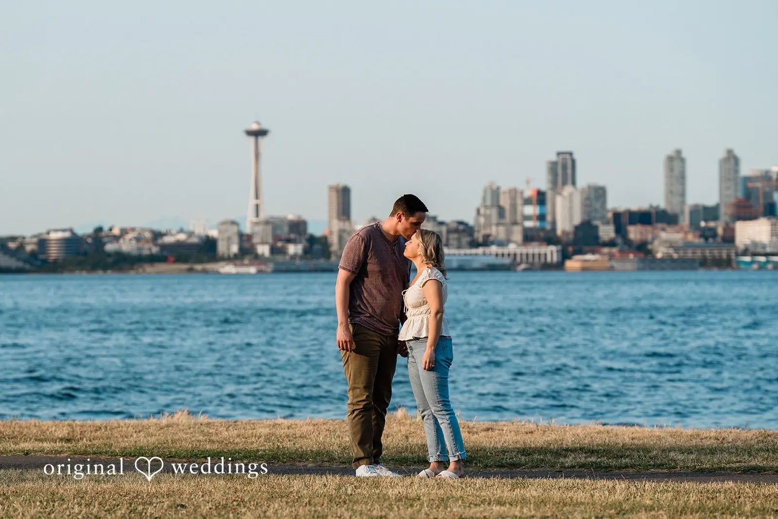 Delany + Ryan Alki Boat Launch Engagement // Delany & Ryan -