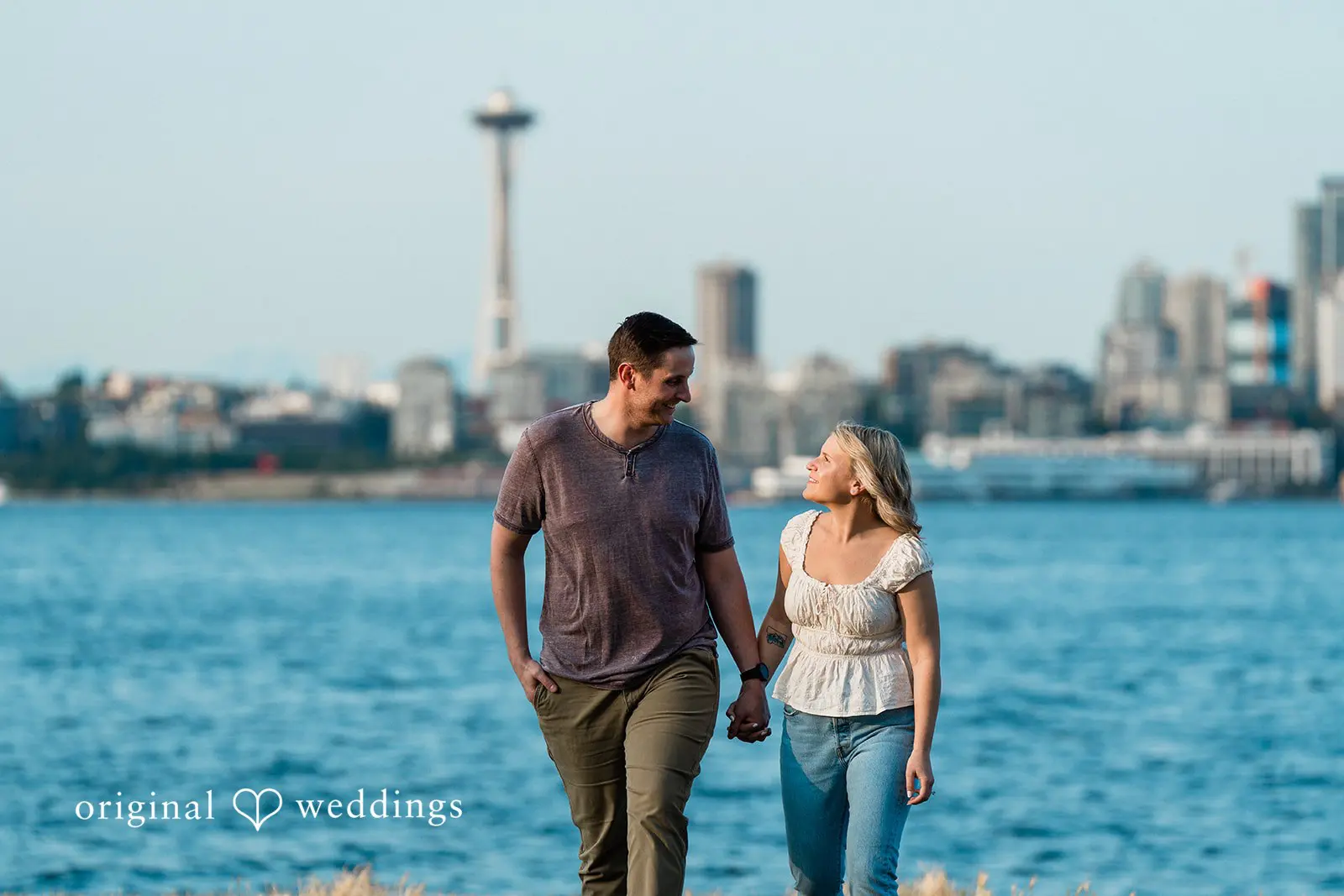Delany + Ryan Alki Boat Launch Engagement // Delany & Ryan -