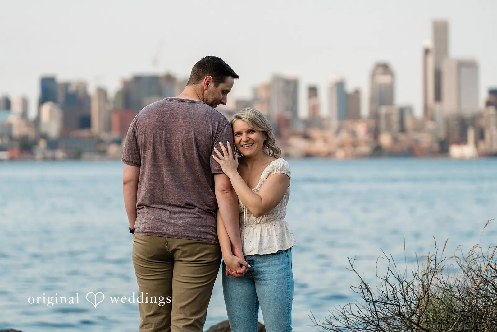 Delany + Ryan Alki Boat Launch Engagement // Delany & Ryan -