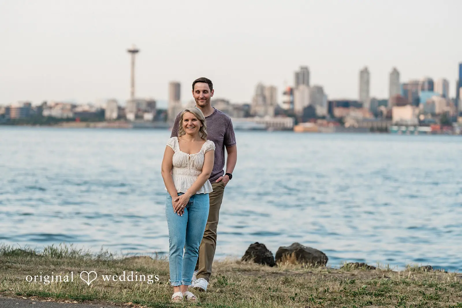 Delany + Ryan Alki Boat Launch Engagement // Delany & Ryan -