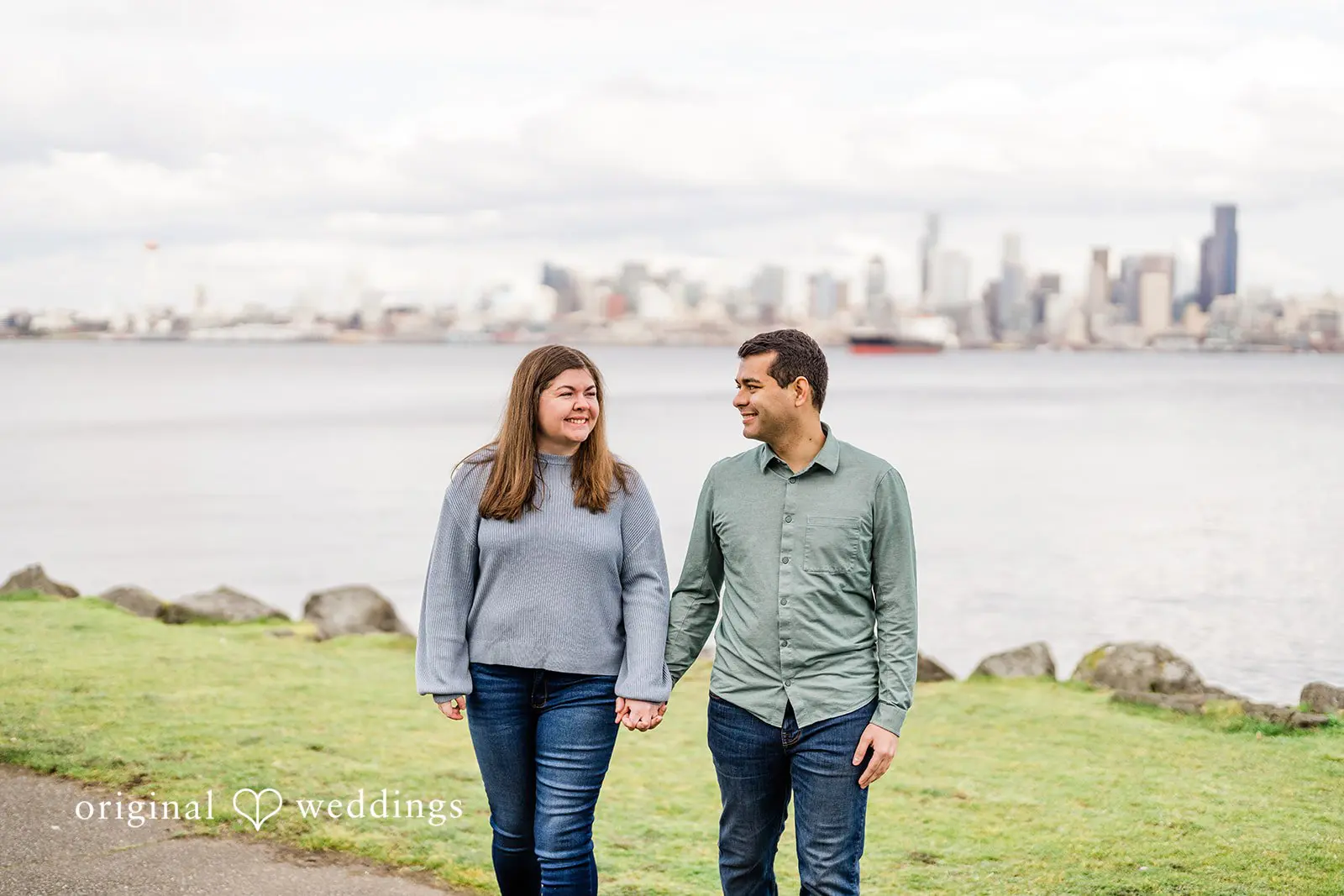 Alki Boat Launch Engagement // Mary & Brian -