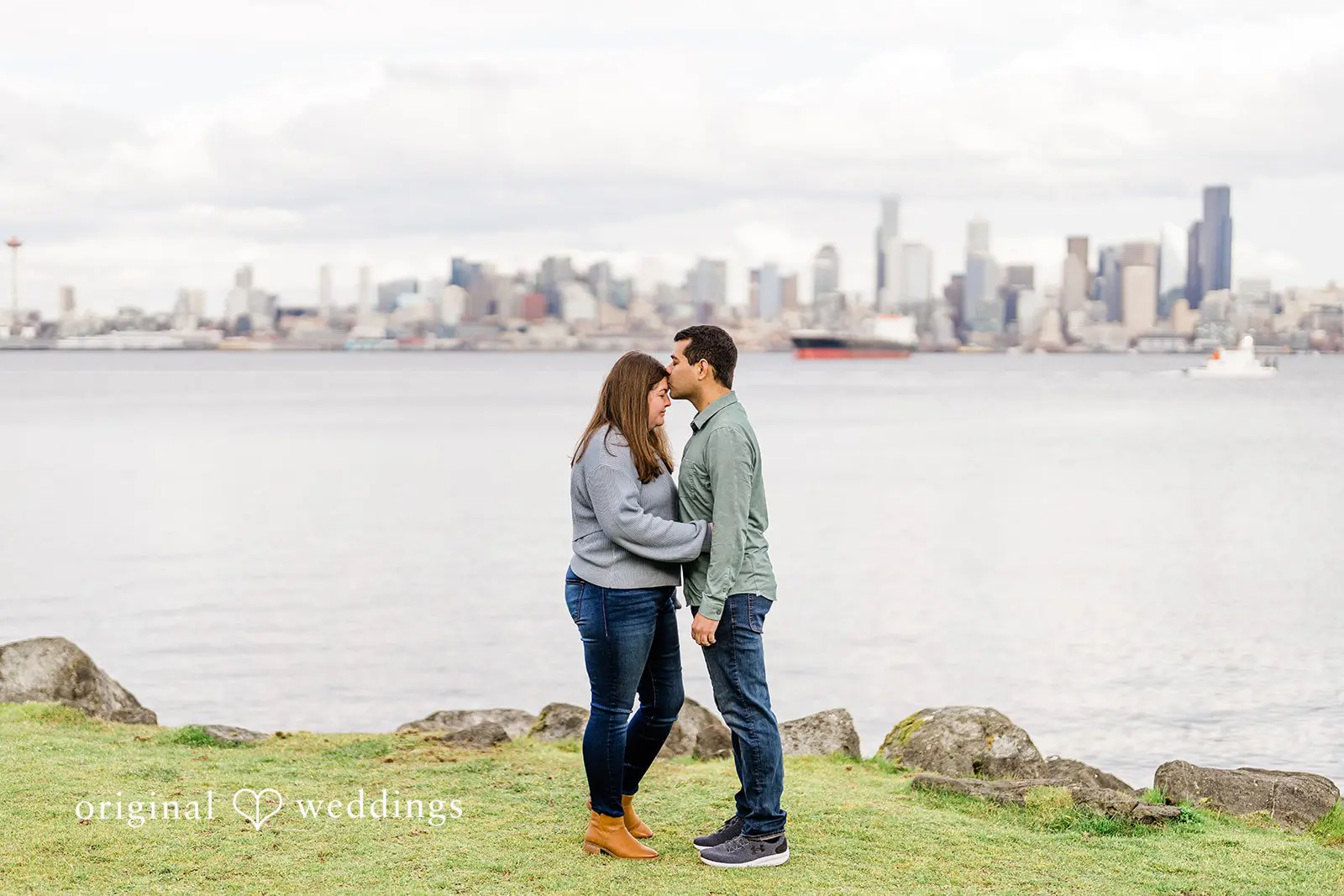 Alki Boat Launch Engagement // Mary & Brian -