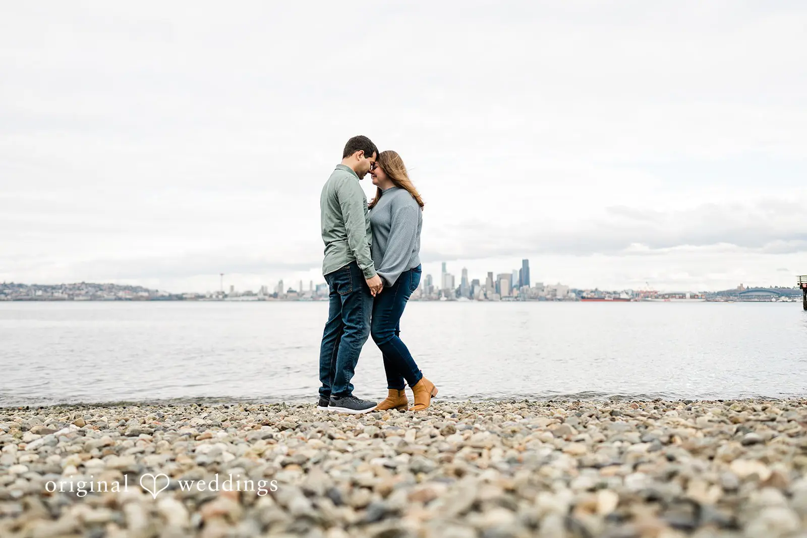 Alki Boat Launch Engagement // Mary & Brian -