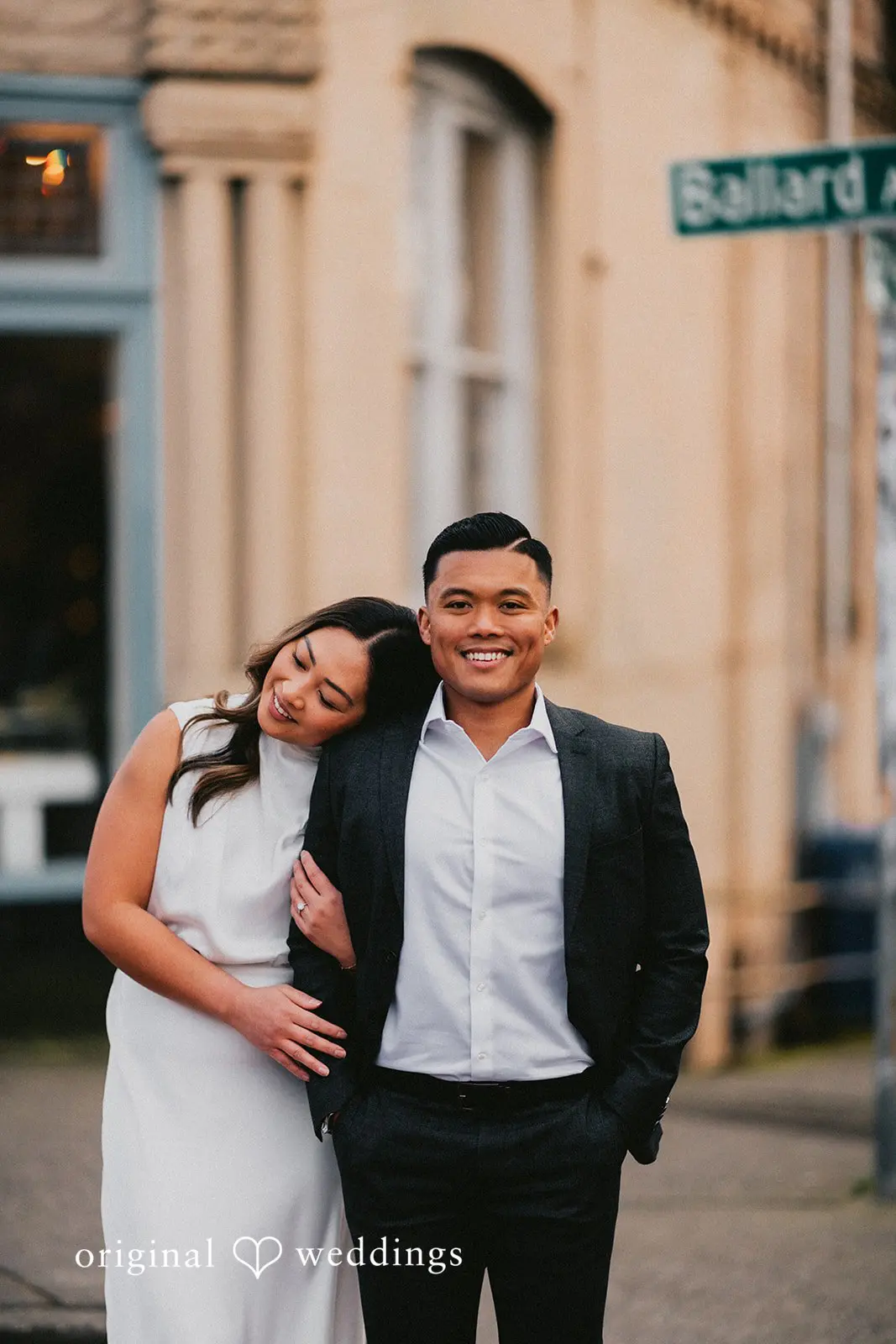 Rowena + John Valdez Ballard Downtown Engagement // Rowena & John -