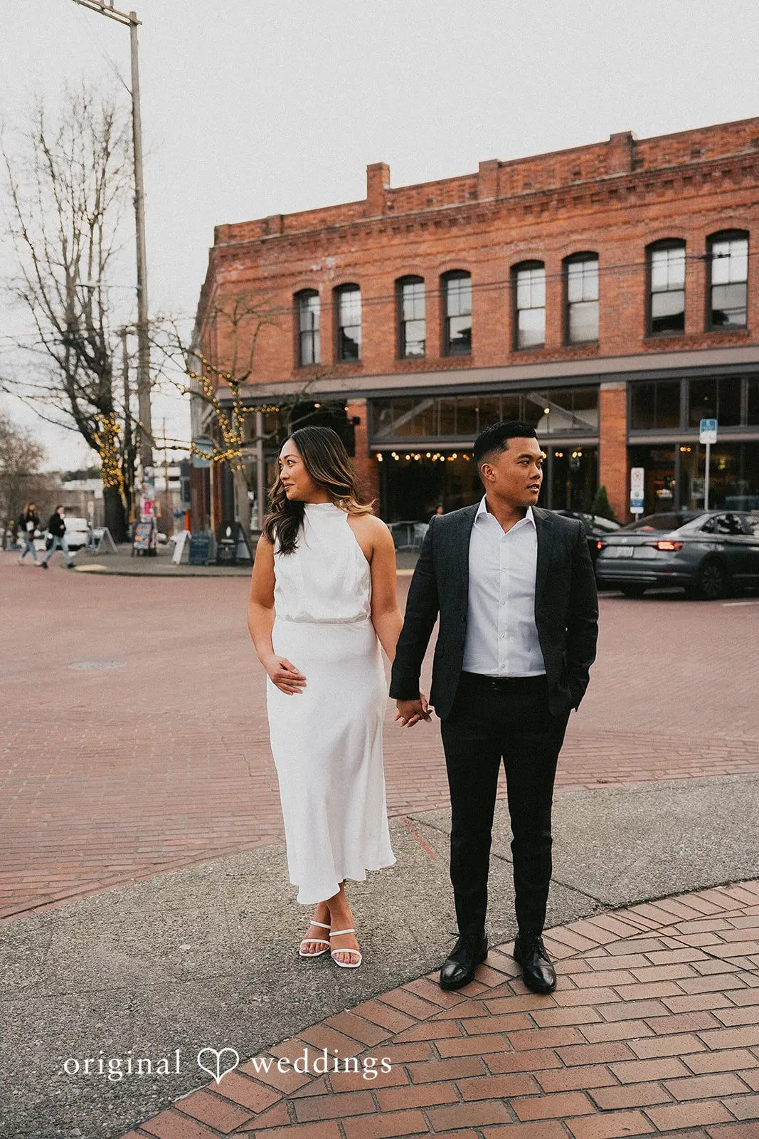 Rowena + John Valdez Ballard Downtown Engagement // Rowena & John -