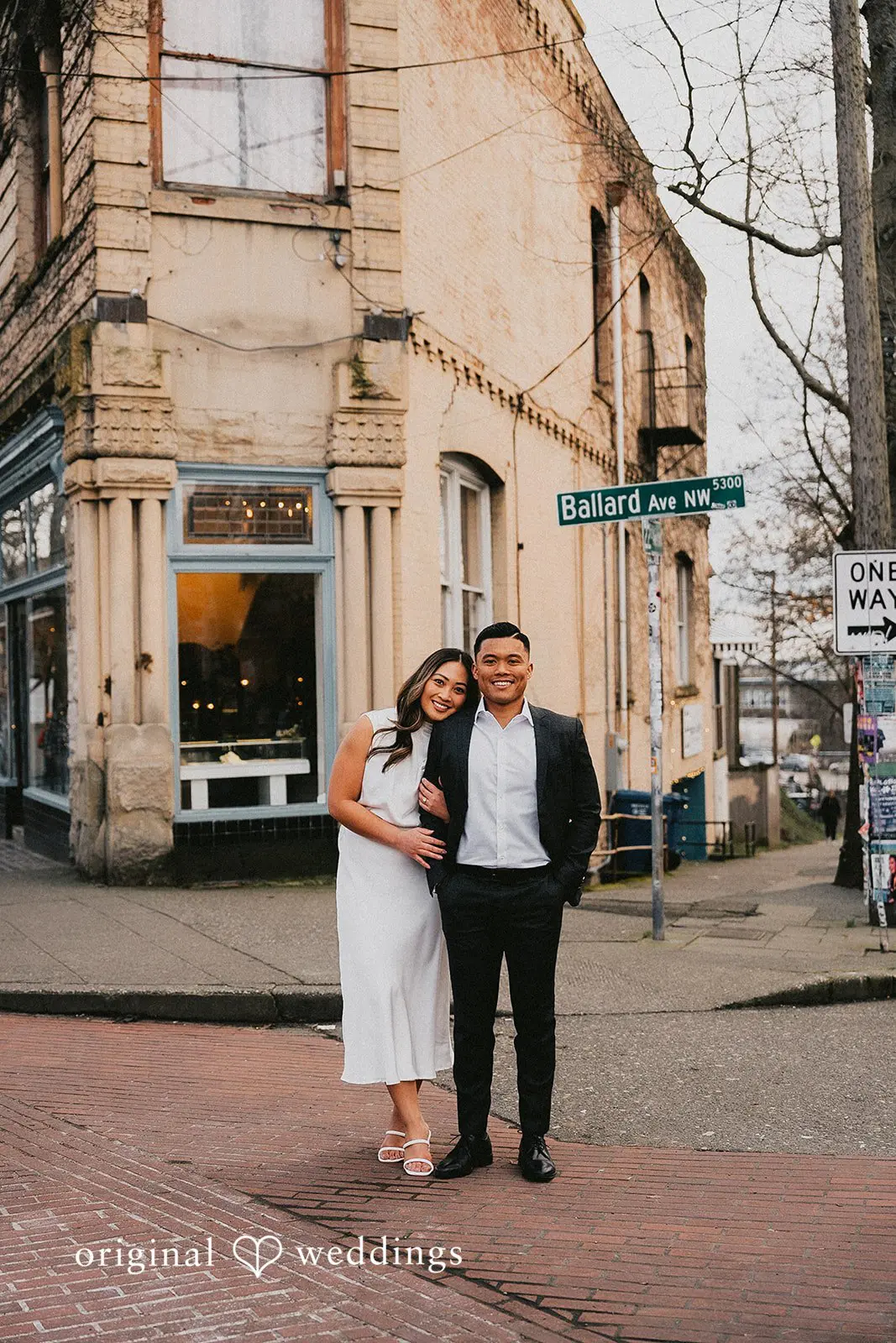 Rowena + John Valdez Ballard Downtown Engagement // Rowena & John -