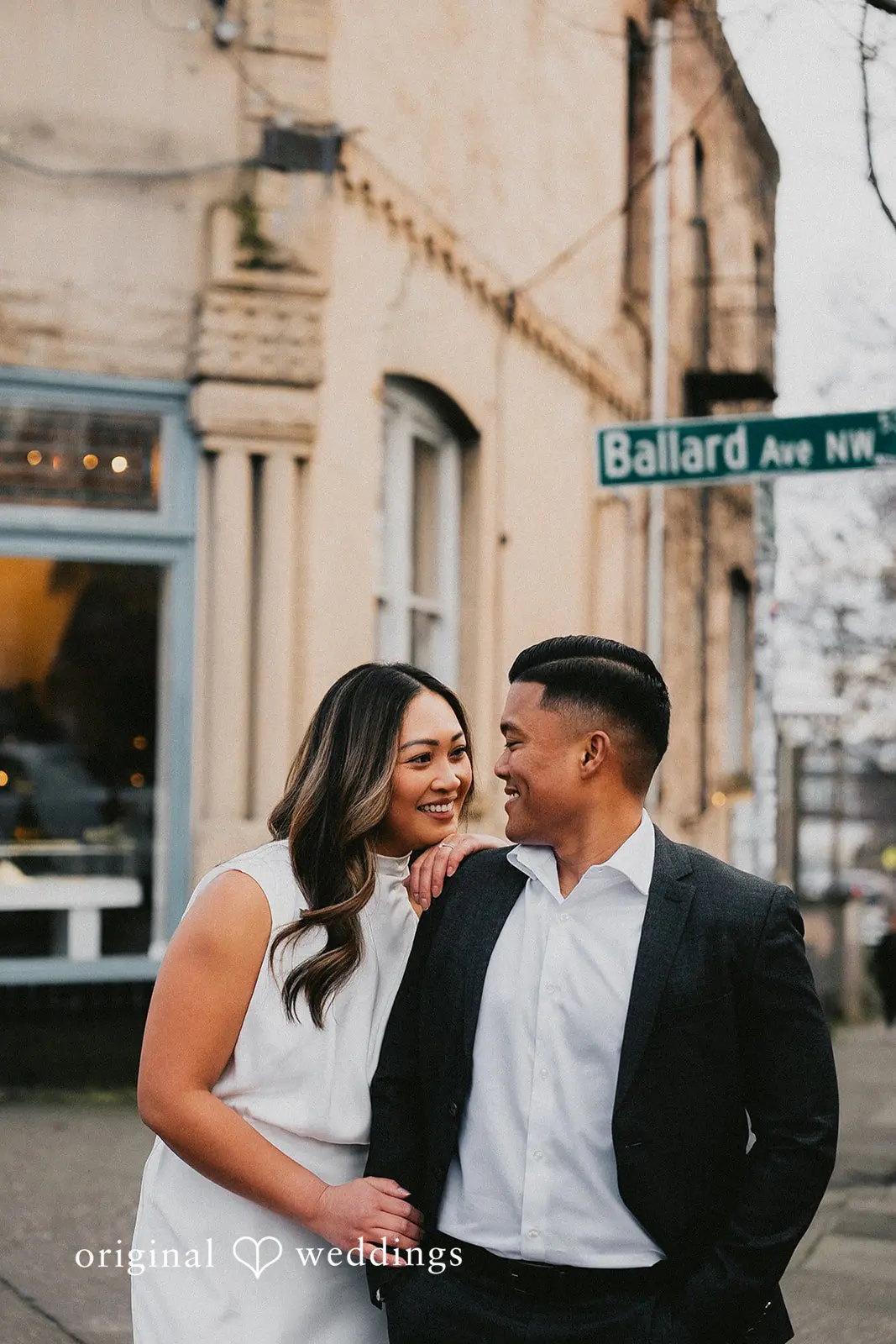 Rowena + John Valdez Ballard Downtown Engagement // Rowena & John -