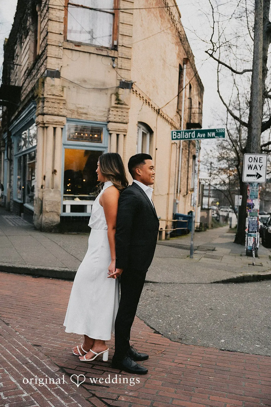 Rowena + John Valdez Ballard Downtown Engagement // Rowena & John -