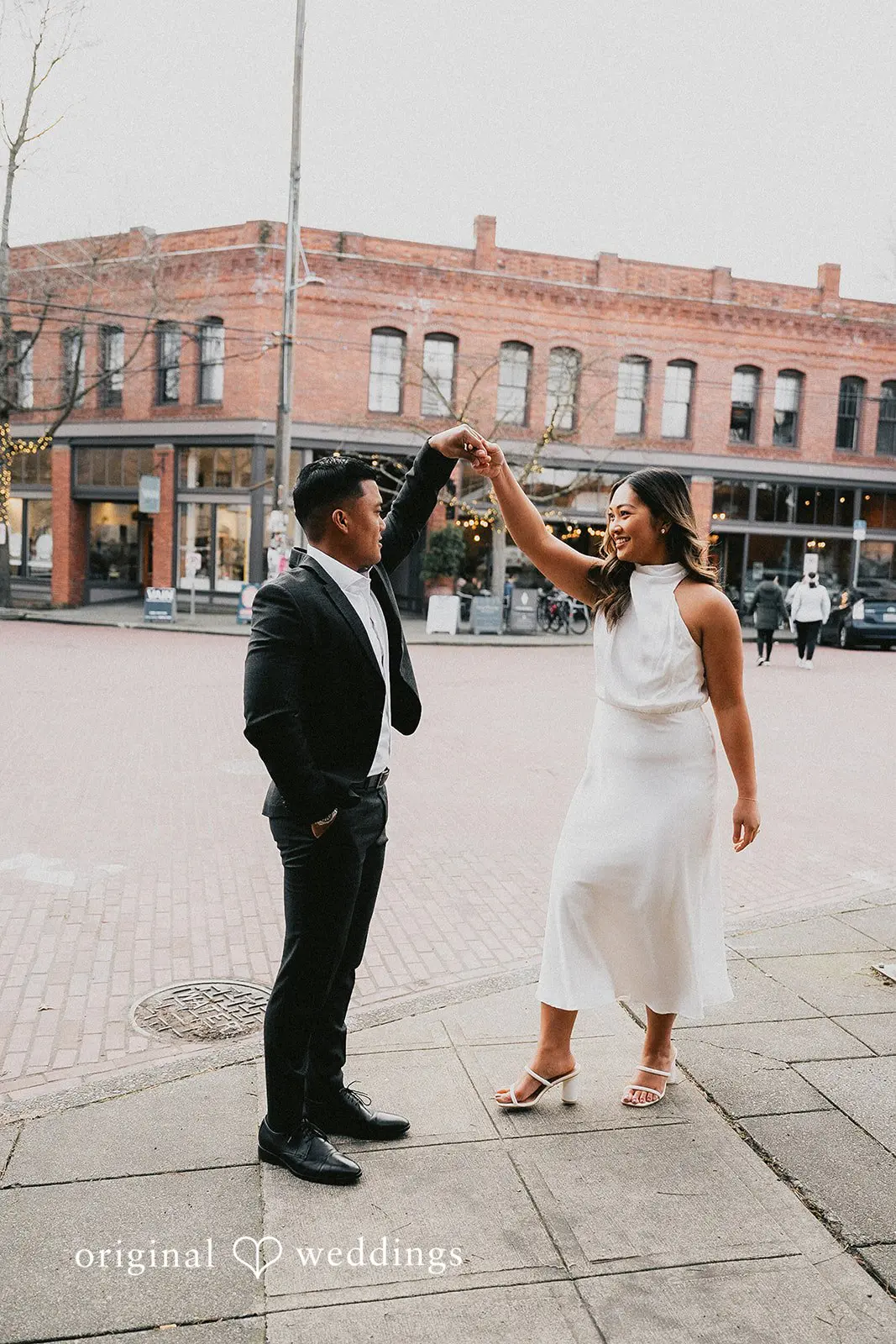 Rowena + John Valdez Ballard Downtown Engagement // Rowena & John -