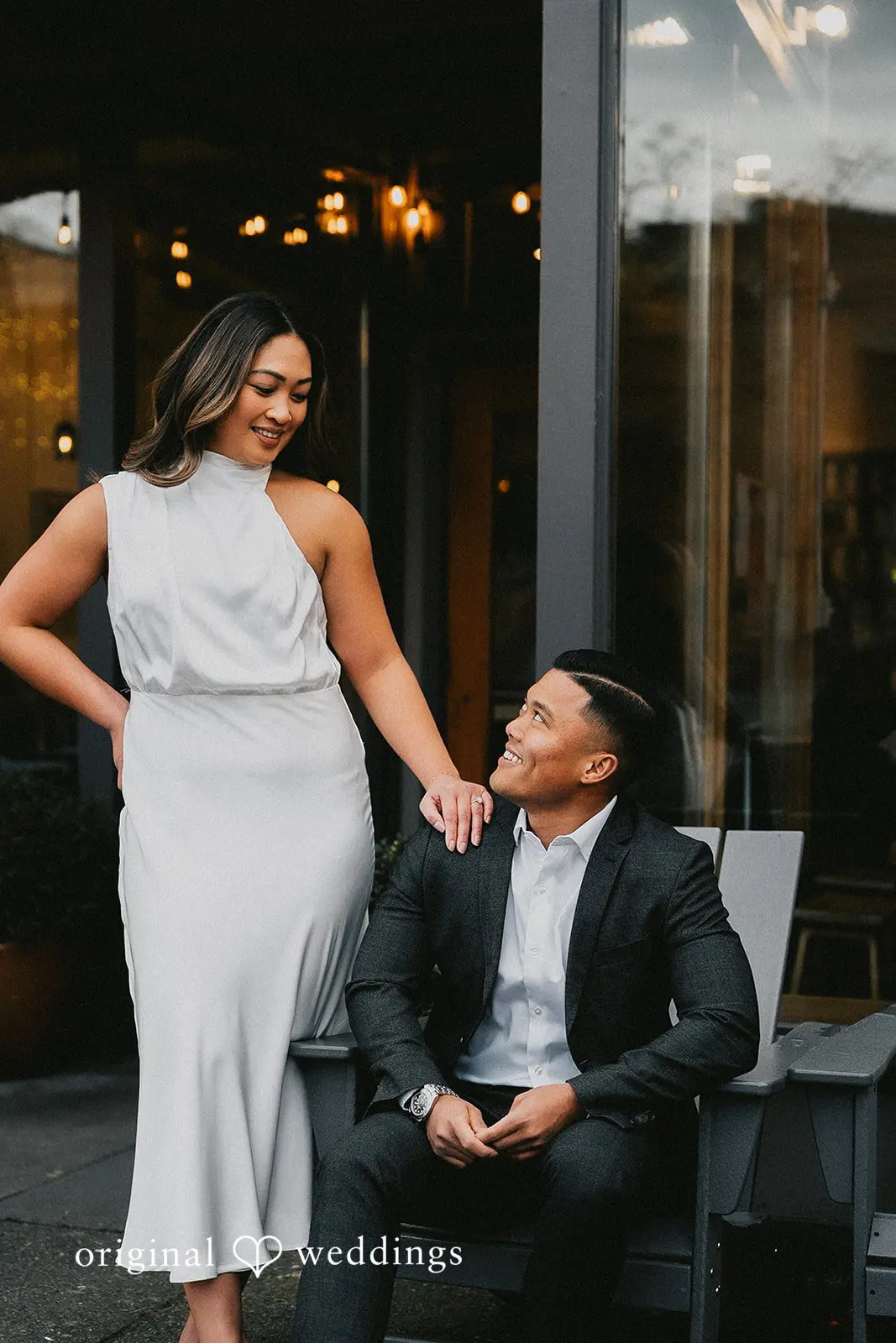 Rowena + John Valdez Ballard Downtown Engagement // Rowena & John -
