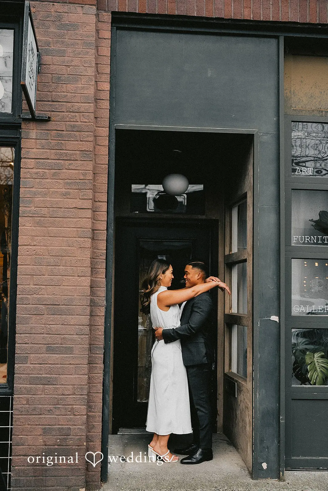 Rowena + John Valdez Ballard Downtown Engagement // Rowena & John -