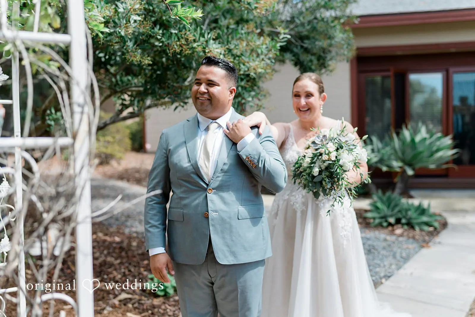Danielle + Adrian California Backyard Wedding // Danielle & Adrian -