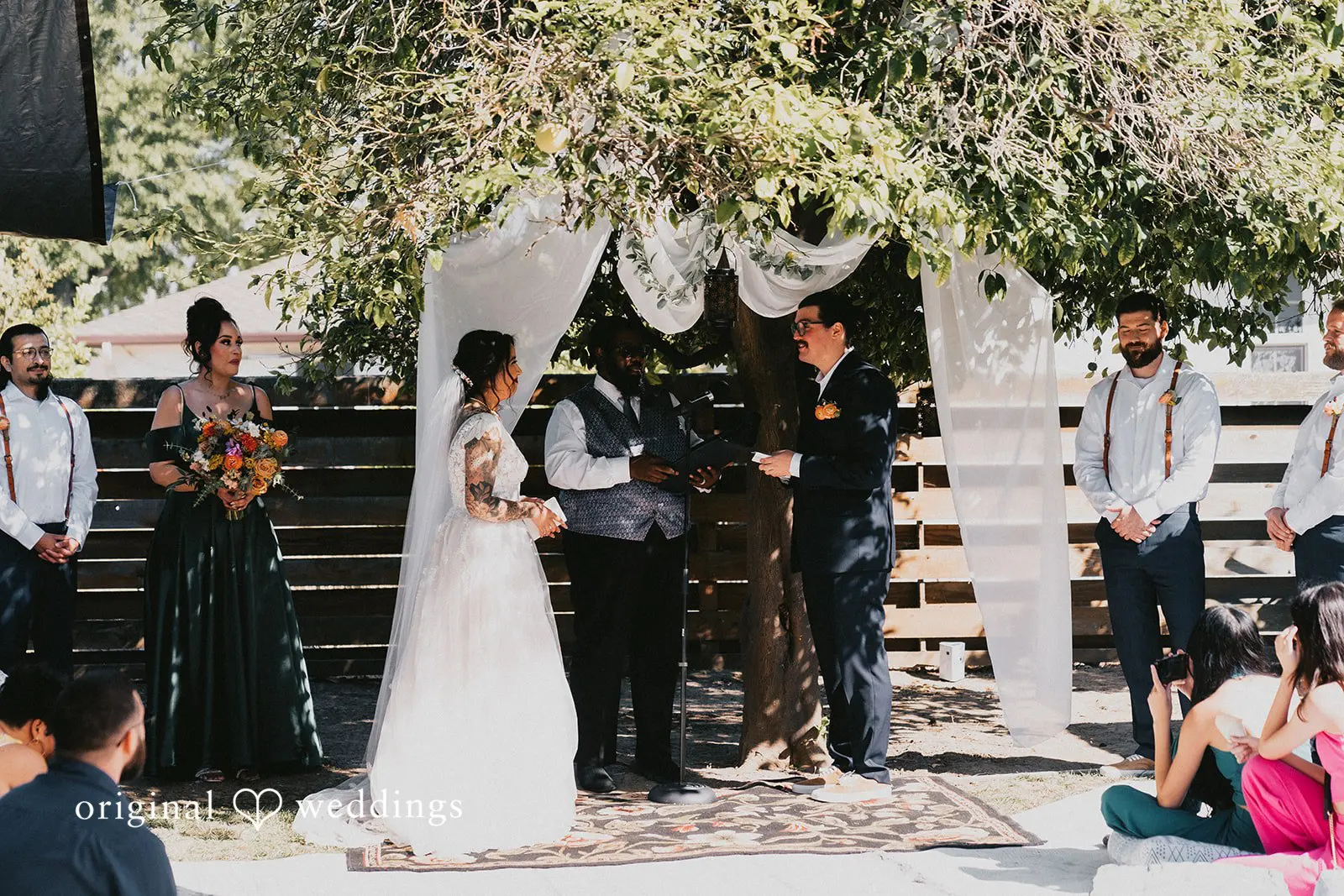 Lulie + Matt California Backyard Wedding // Lulie & Matt -