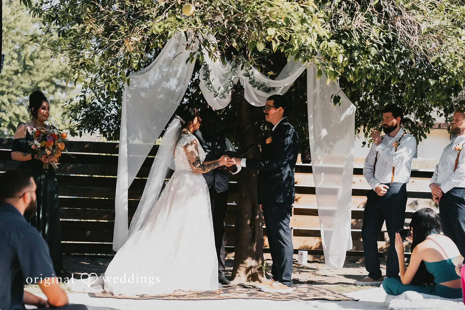 Lulie + Matt California Backyard Wedding // Lulie & Matt -