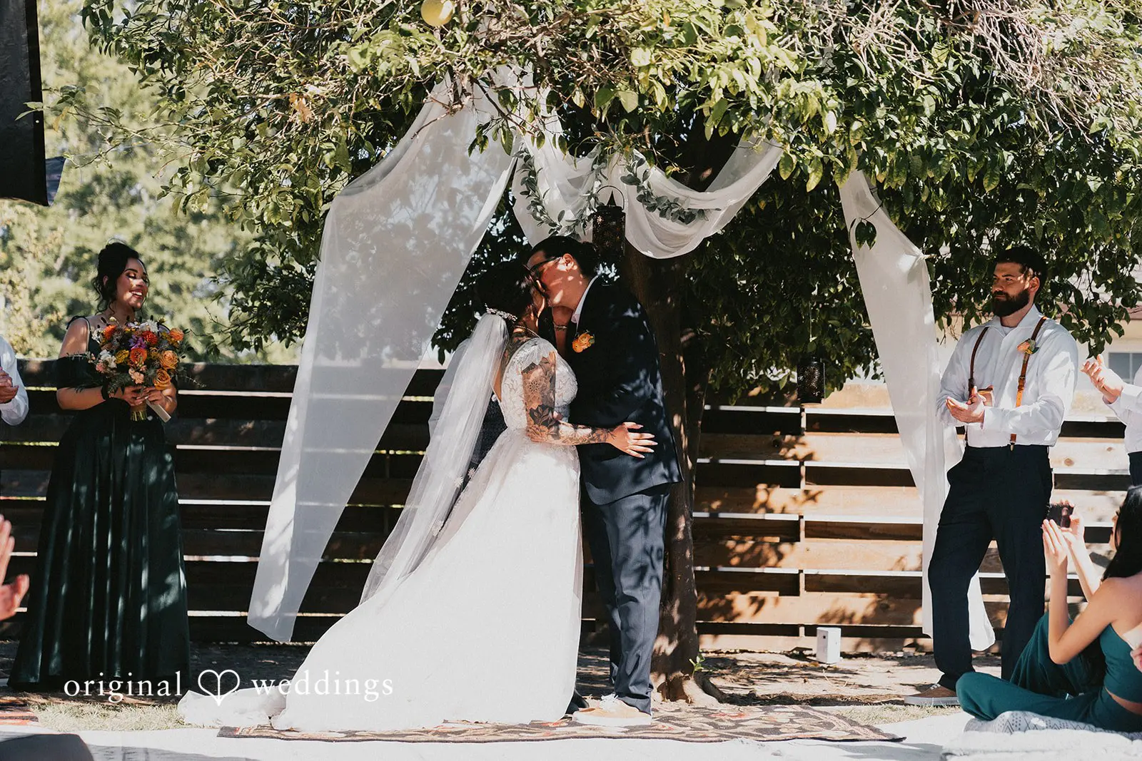 Lulie + Matt California Backyard Wedding // Lulie & Matt -