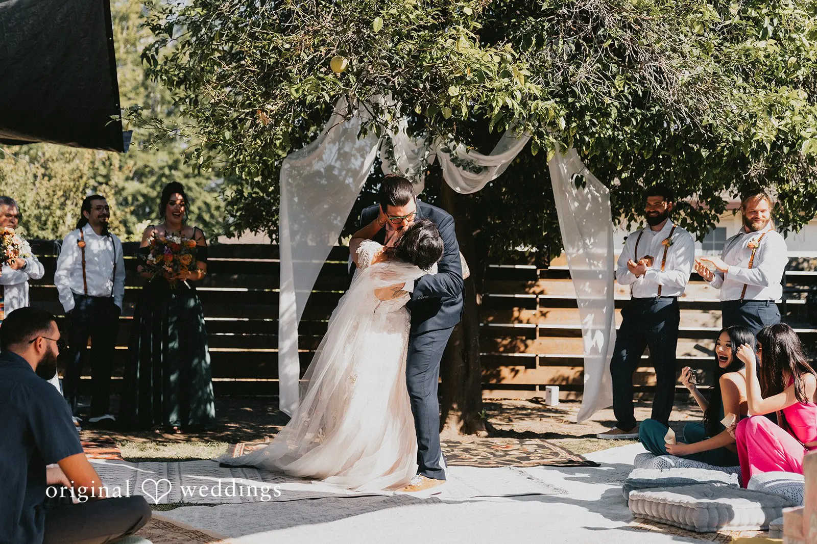 Lulie + Matt California Backyard Wedding // Lulie & Matt -