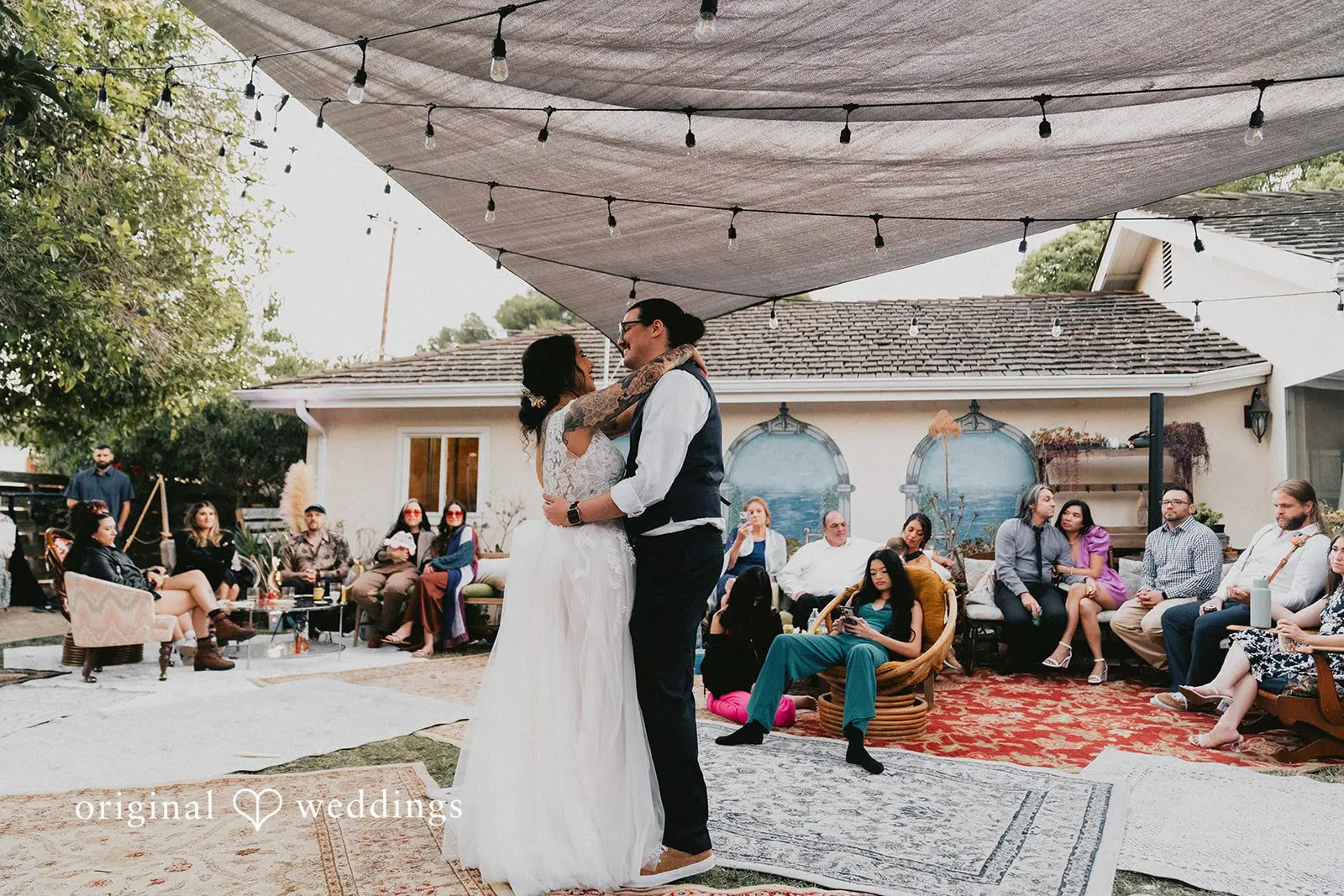 Lulie + Matt California Backyard Wedding // Lulie & Matt -
